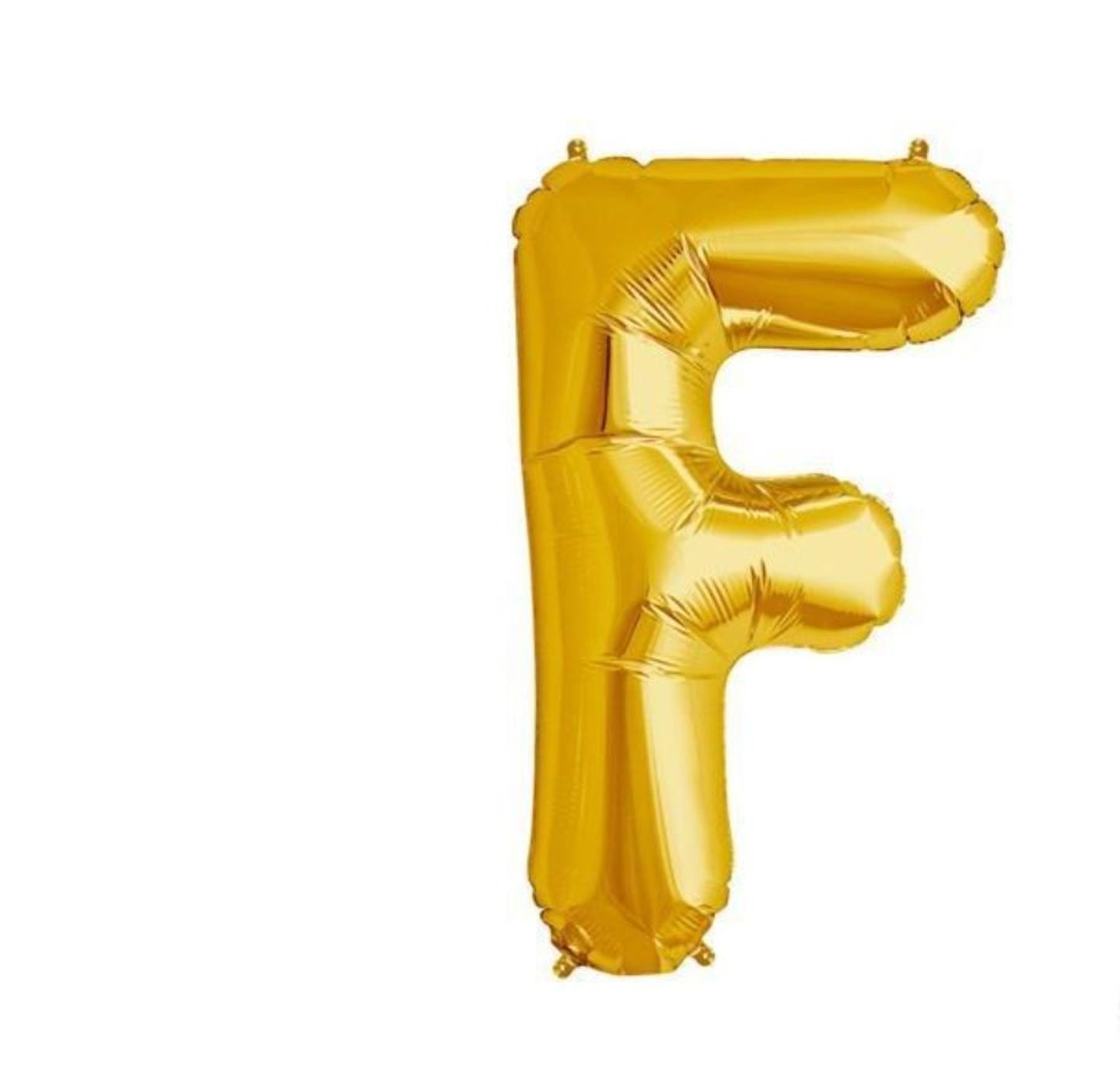 بالون حرف F ذهبي