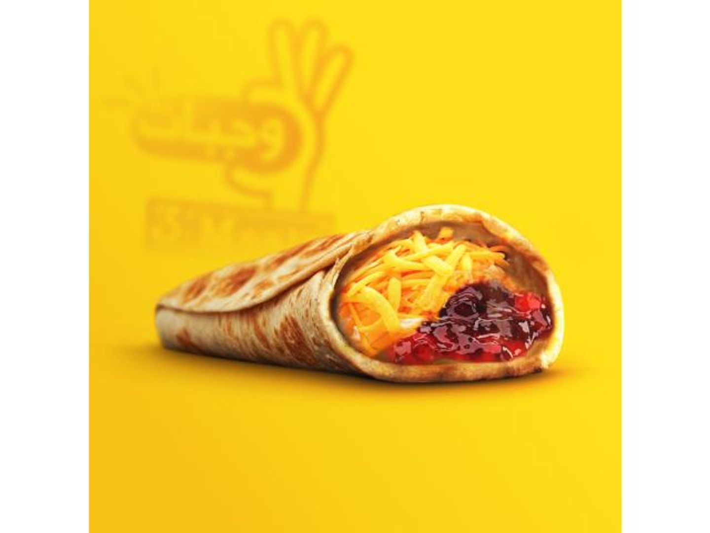 Pie With Cheddar Cheese And Jam