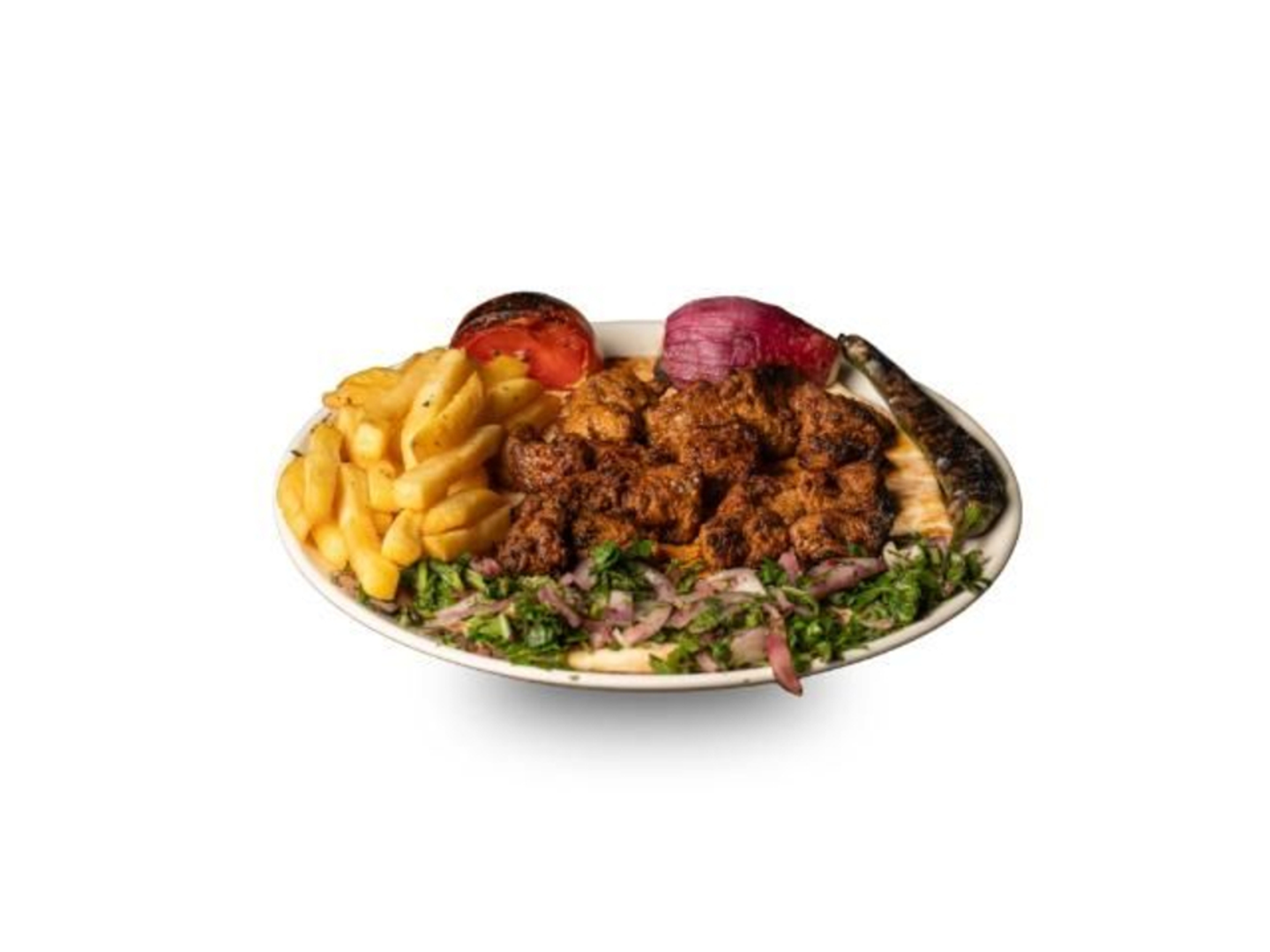 Meat Awsal Plate 4 Skewers