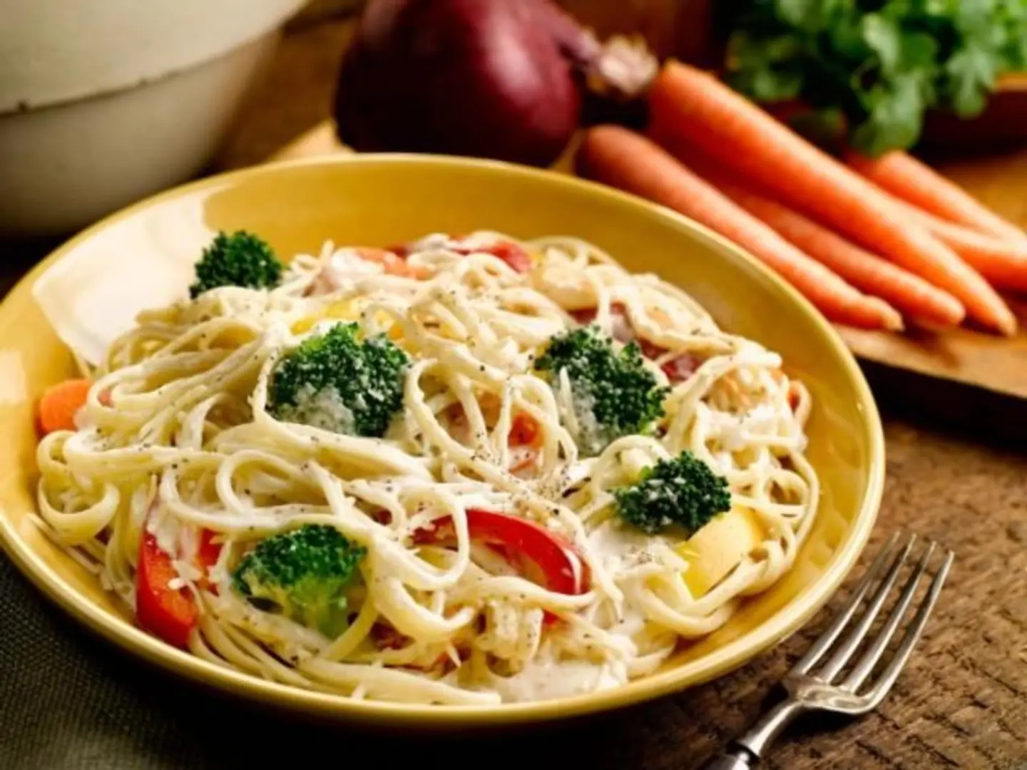 Vegetable Fettuccine