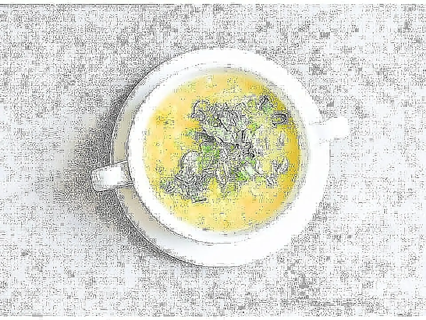 شوربة خضار حارة وحامضة