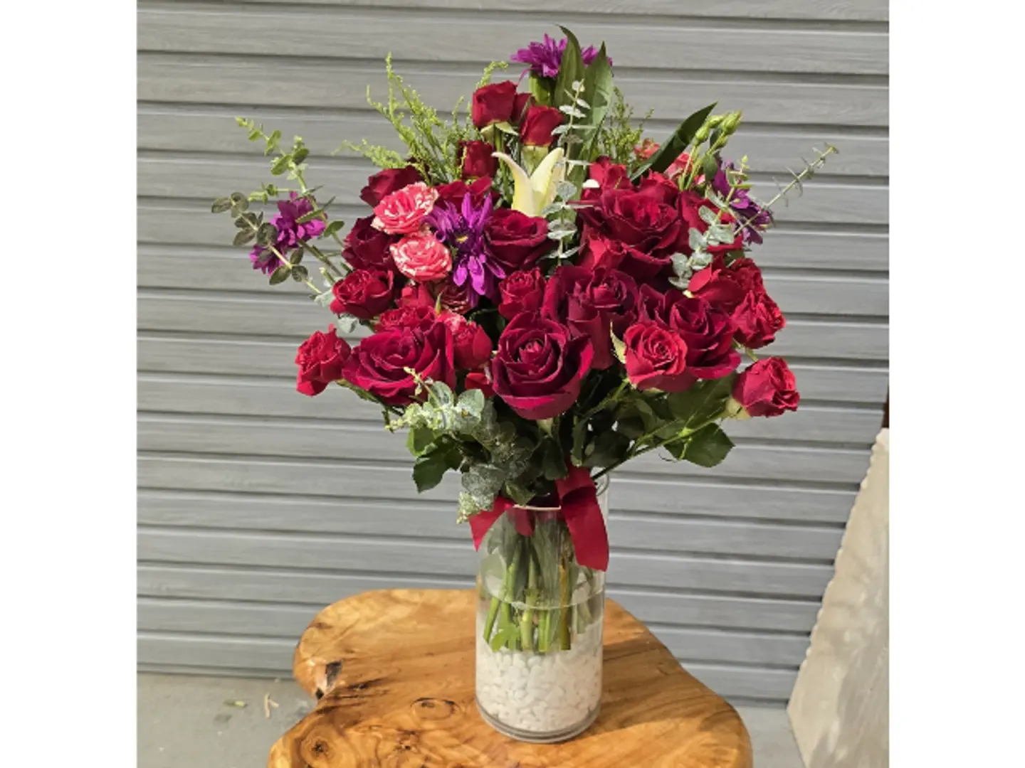 Red Love Vase