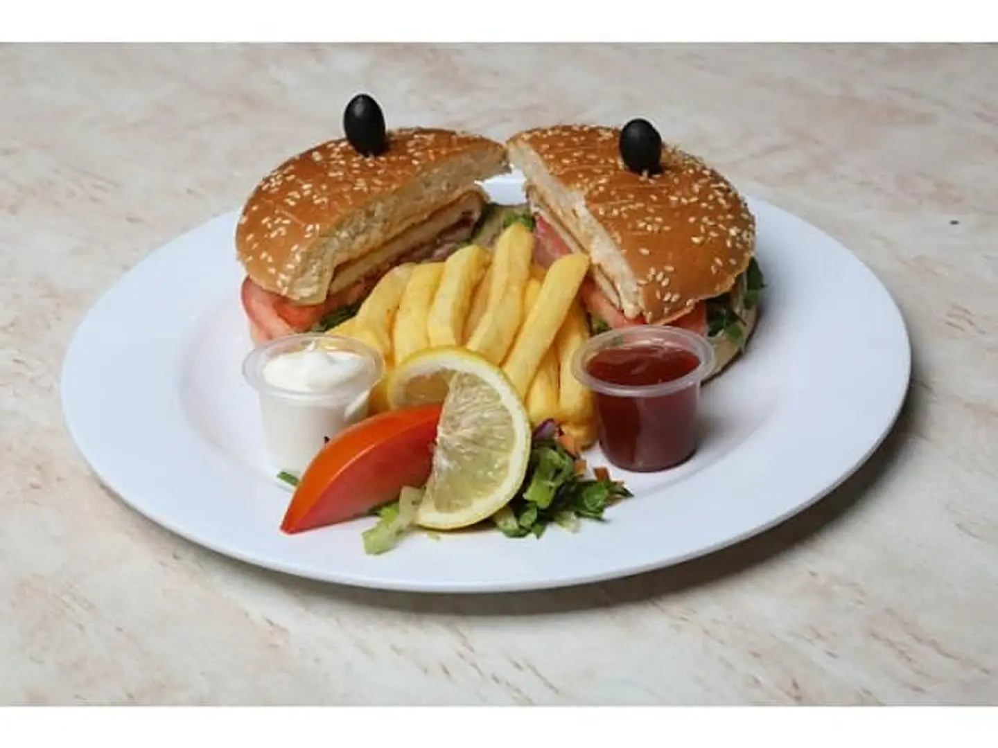 Chicken Burger With Cheese