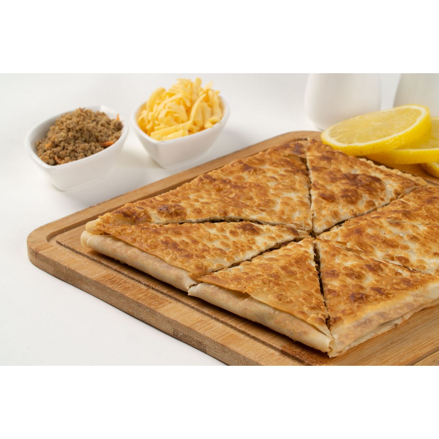 Cheddar Cheese And Meat Mutabbak