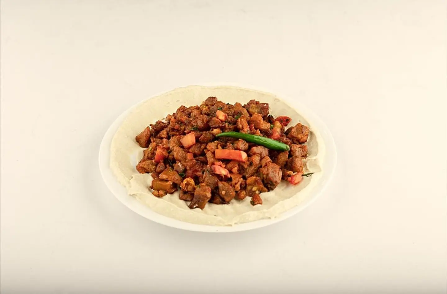 مقلقل لحم بالحمص