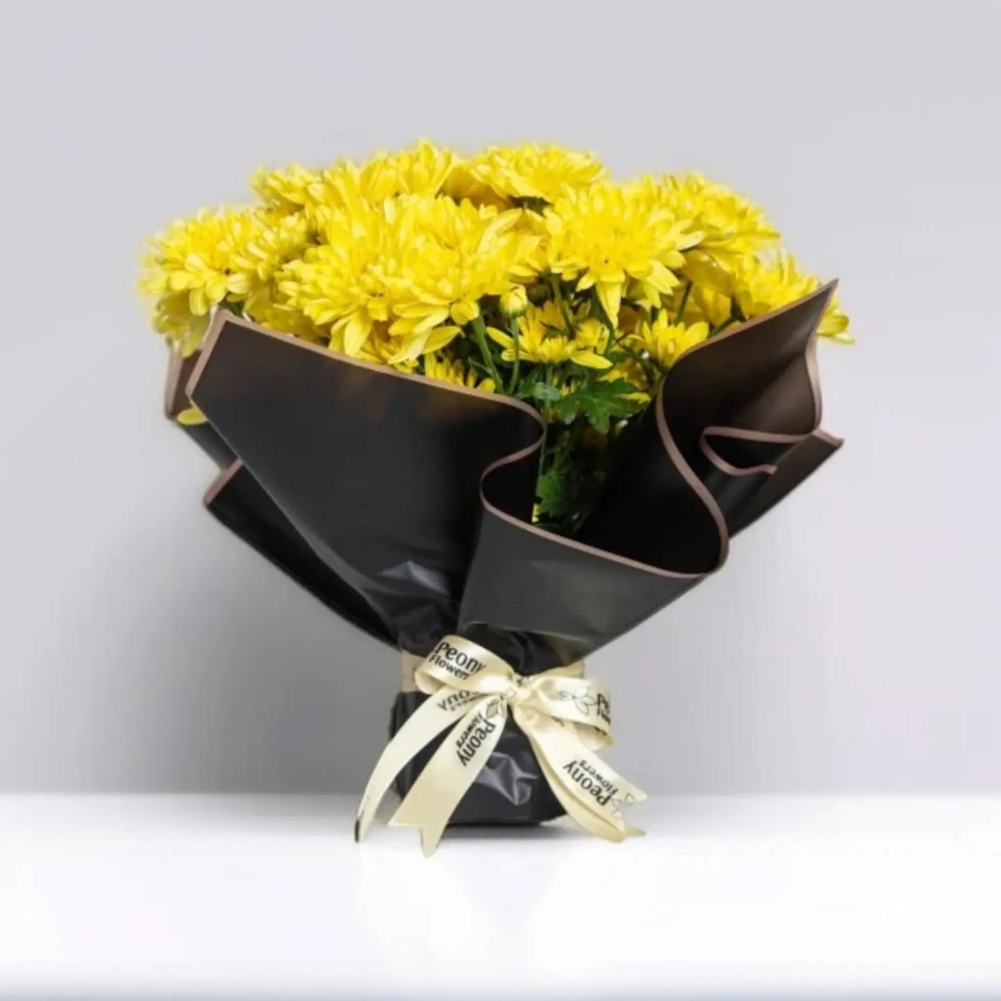 تنسيق ورد أصفر أنيق