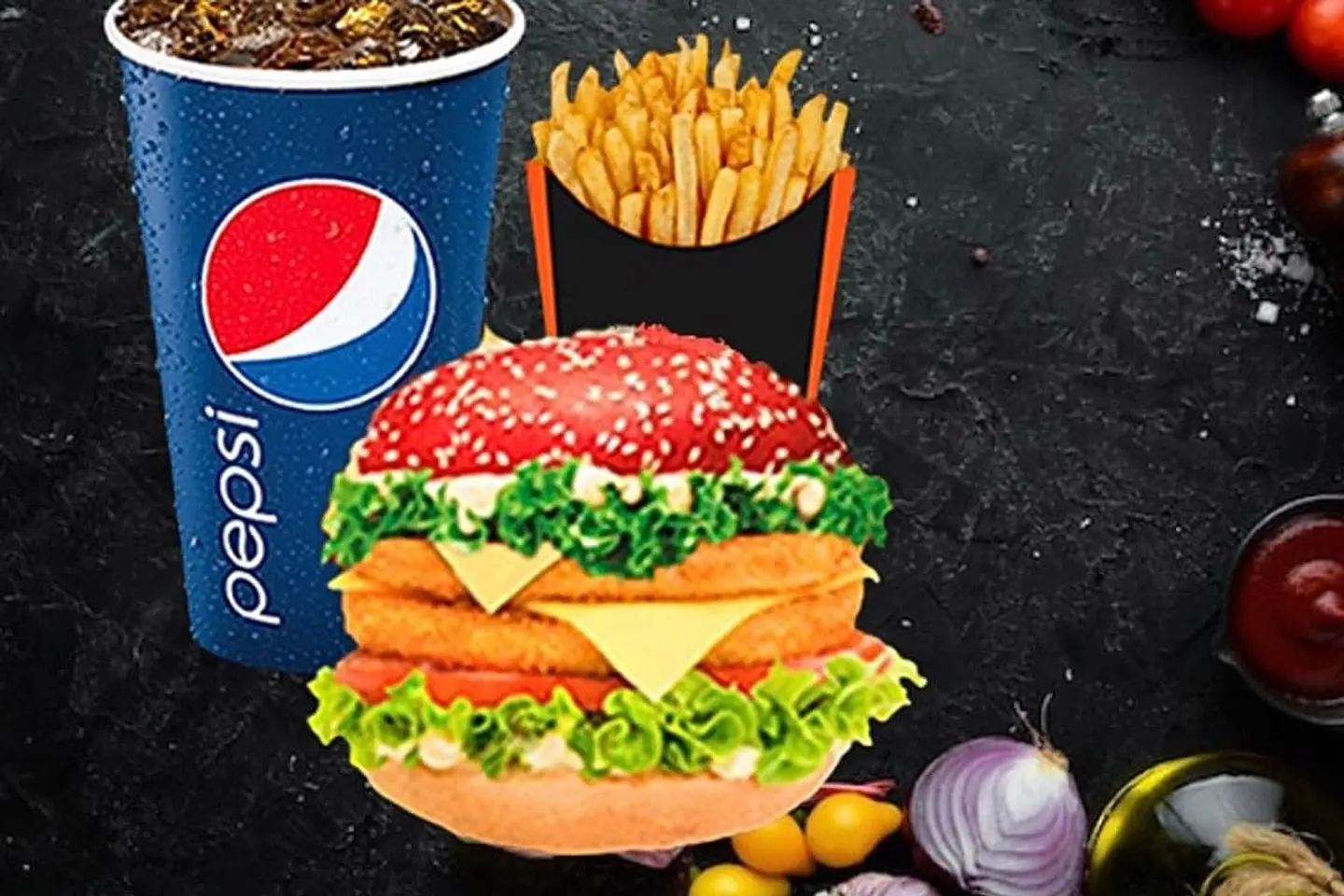 ريدبل برجر وجبة