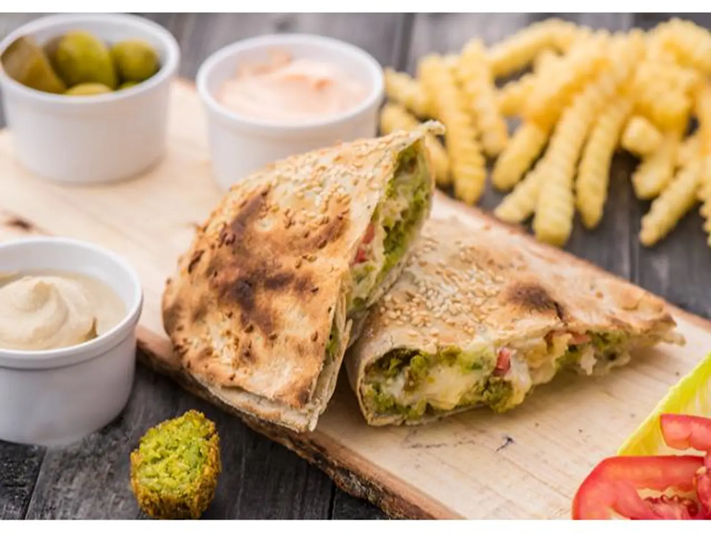 Baked Falafel Pie