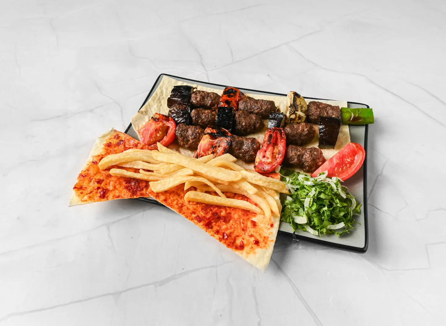 For One Person Kebab Eggplant