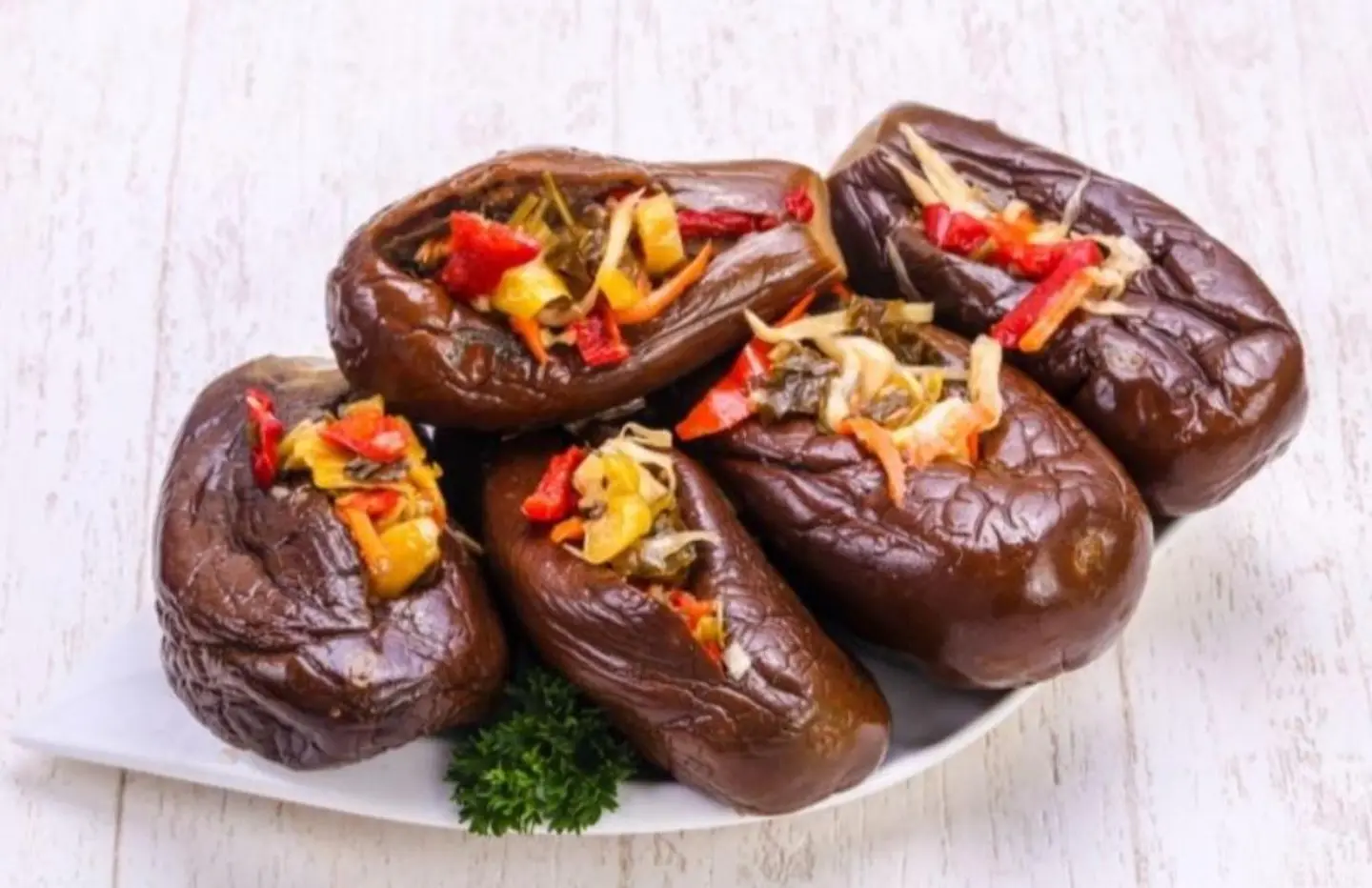 Seasoned Pickled Eggplant