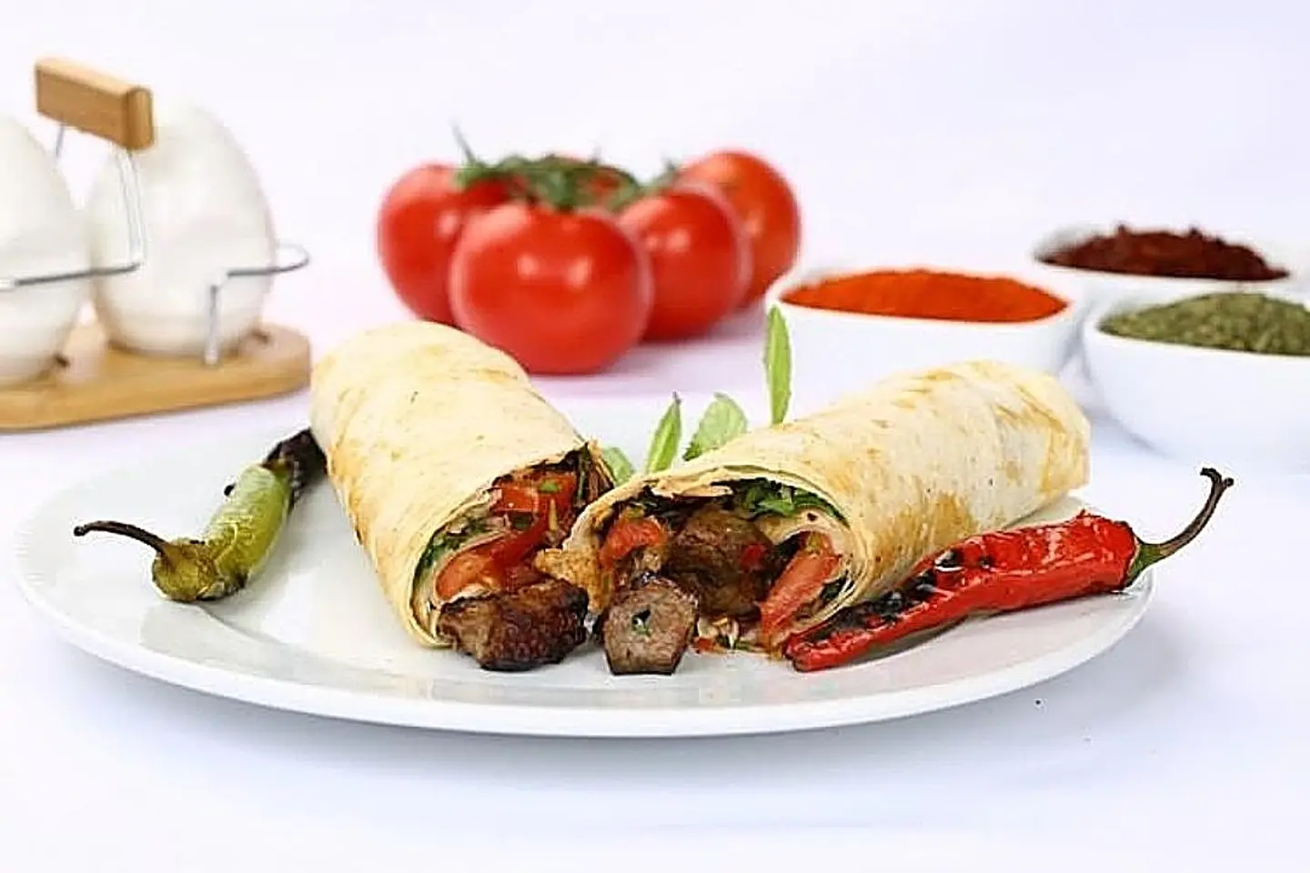 Liver With Tomatoes Sandwich