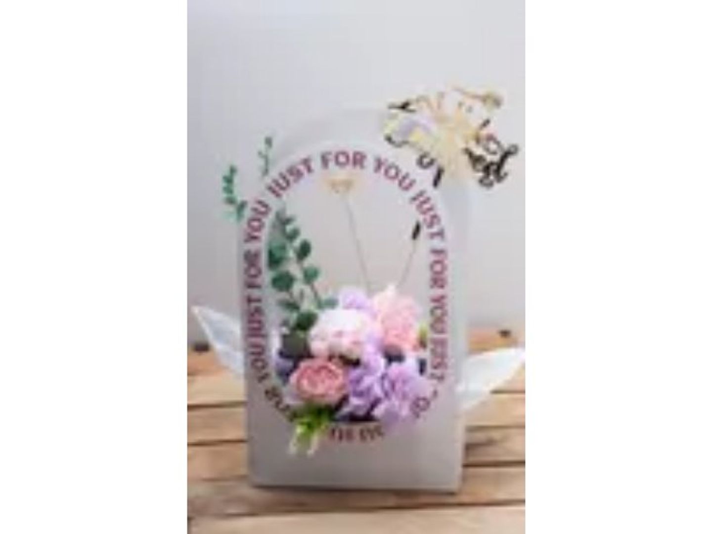 Bouquet Of Roses, Cup And Candle For Engagement