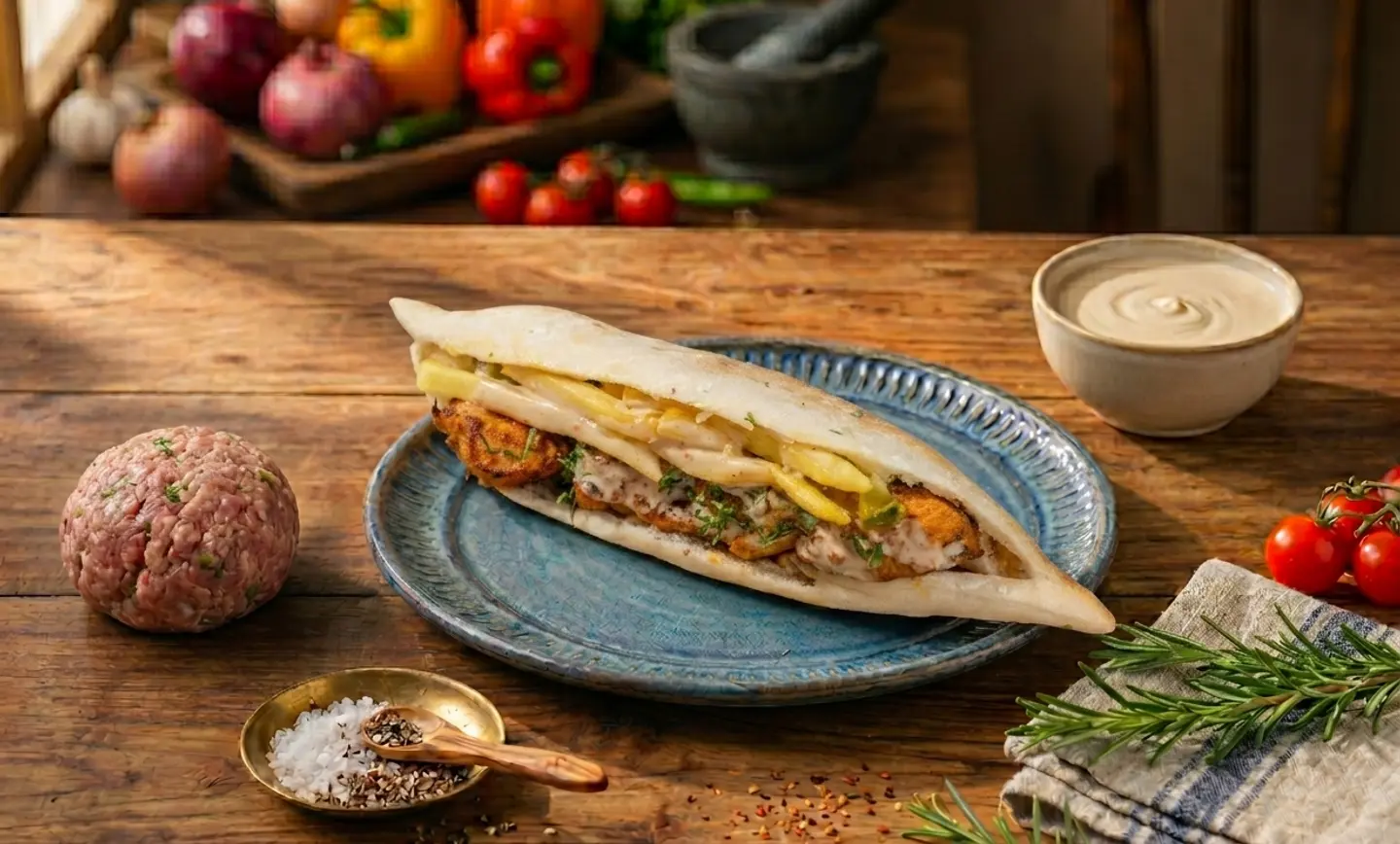 Chicken Kebab Sandwich