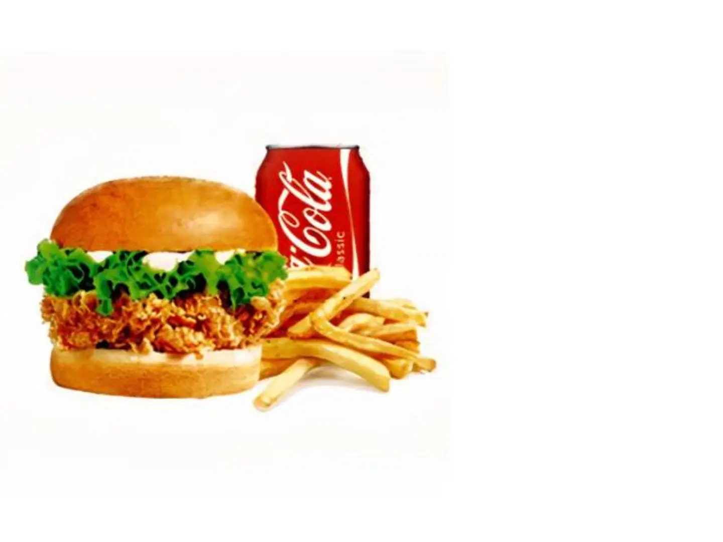 Crispy Chicken Burger Meal