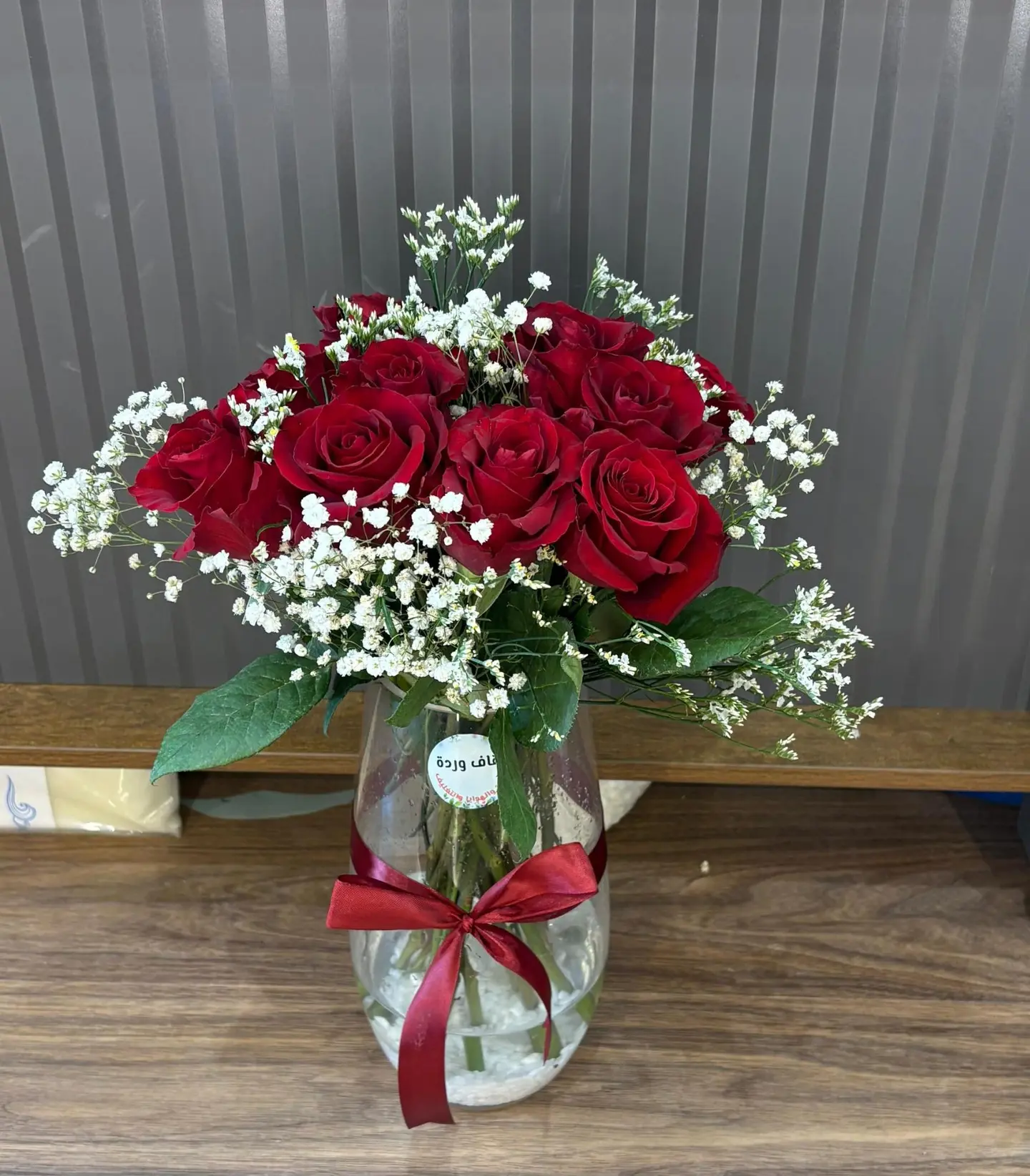 فازه ورد طبيعي