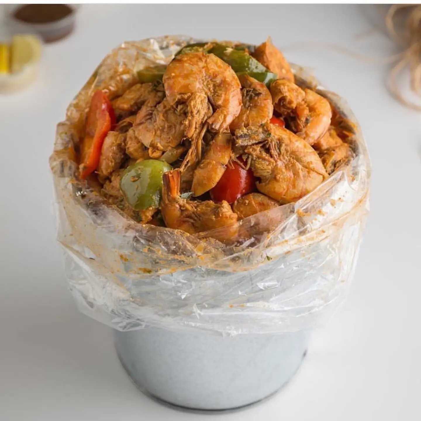 Shrimp Bucket Red Sauce