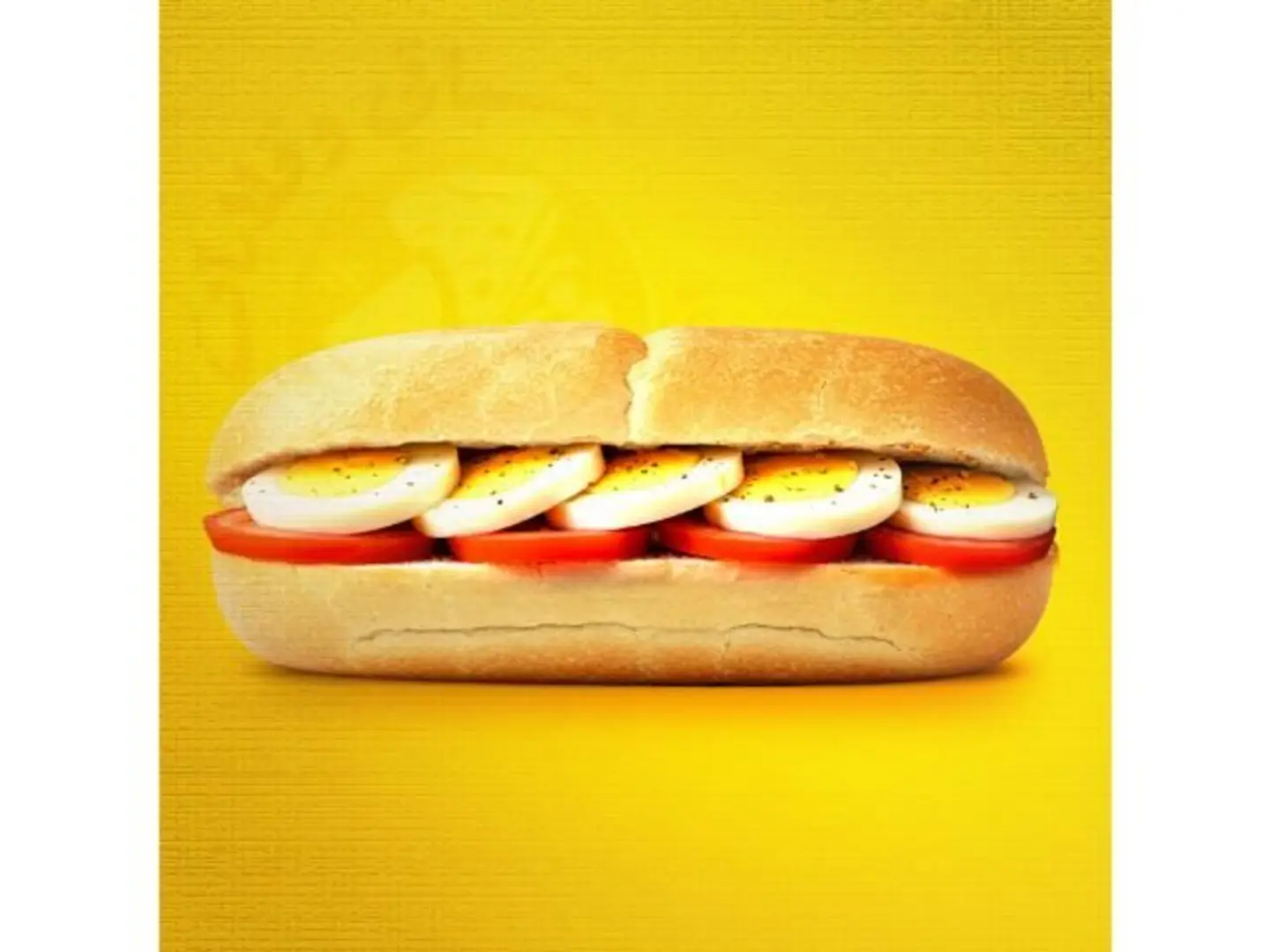 Boiled Eggs Sandwich