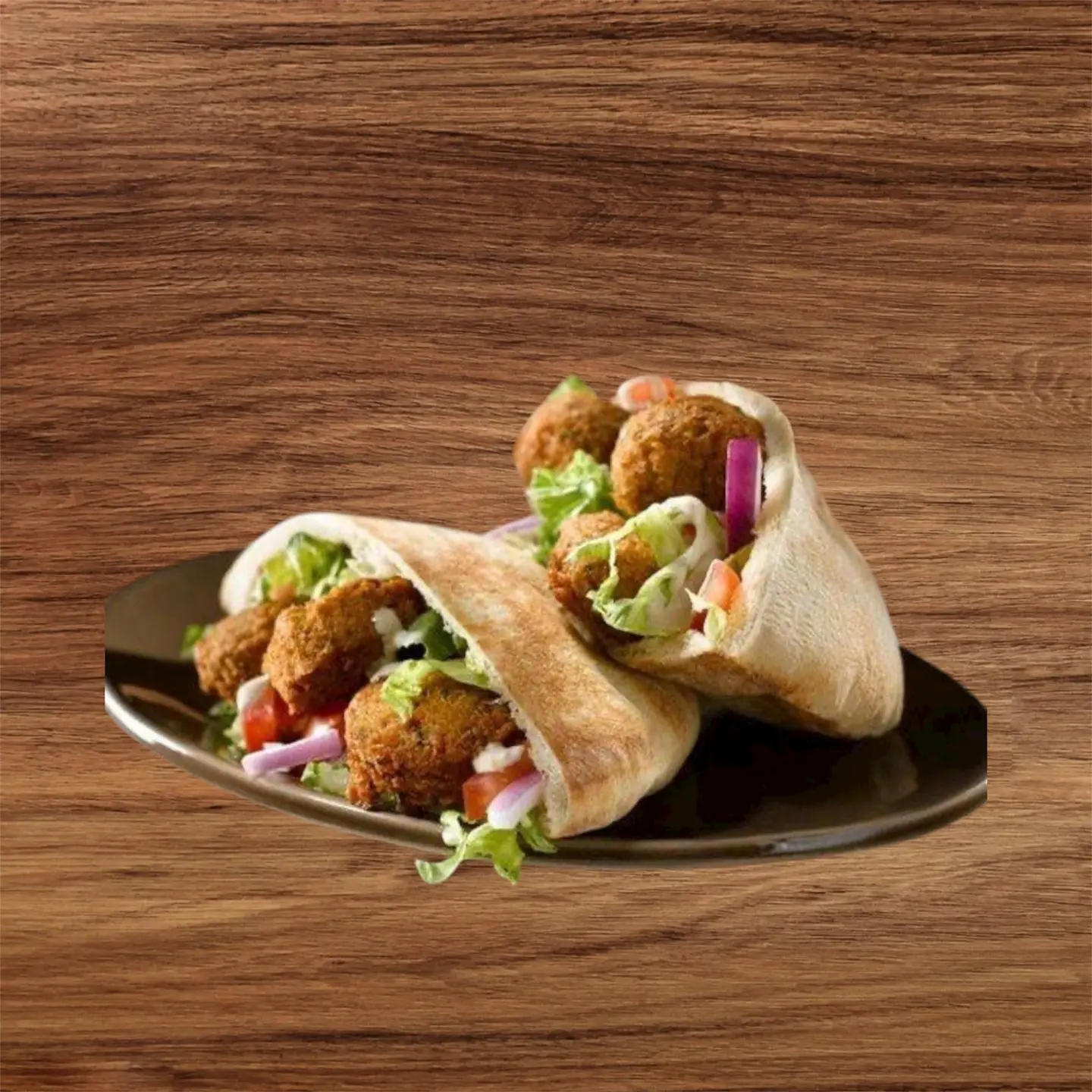 فلافل خبز مصري