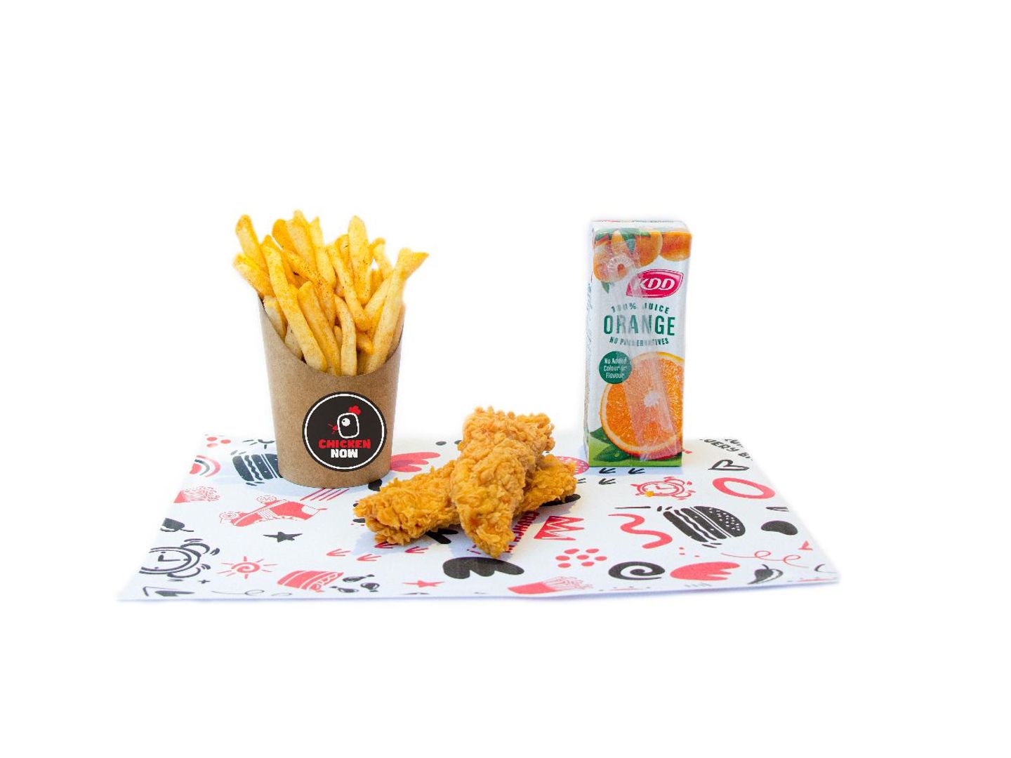 Kids Meal 2 Pieces Of Tenders