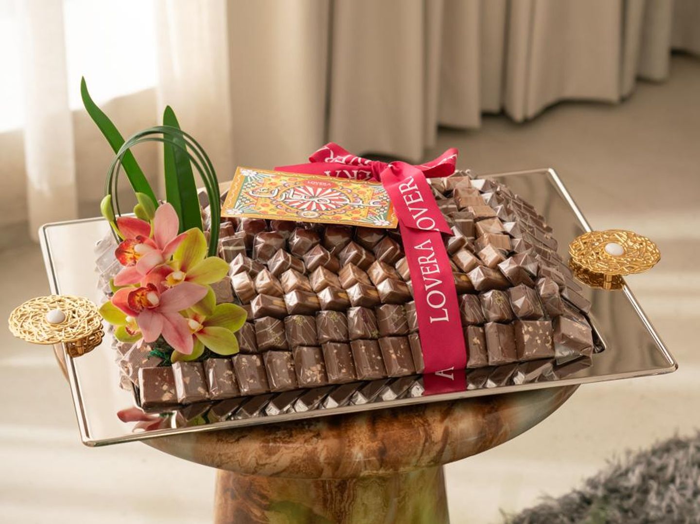 Large Transparent Rectangular Tray