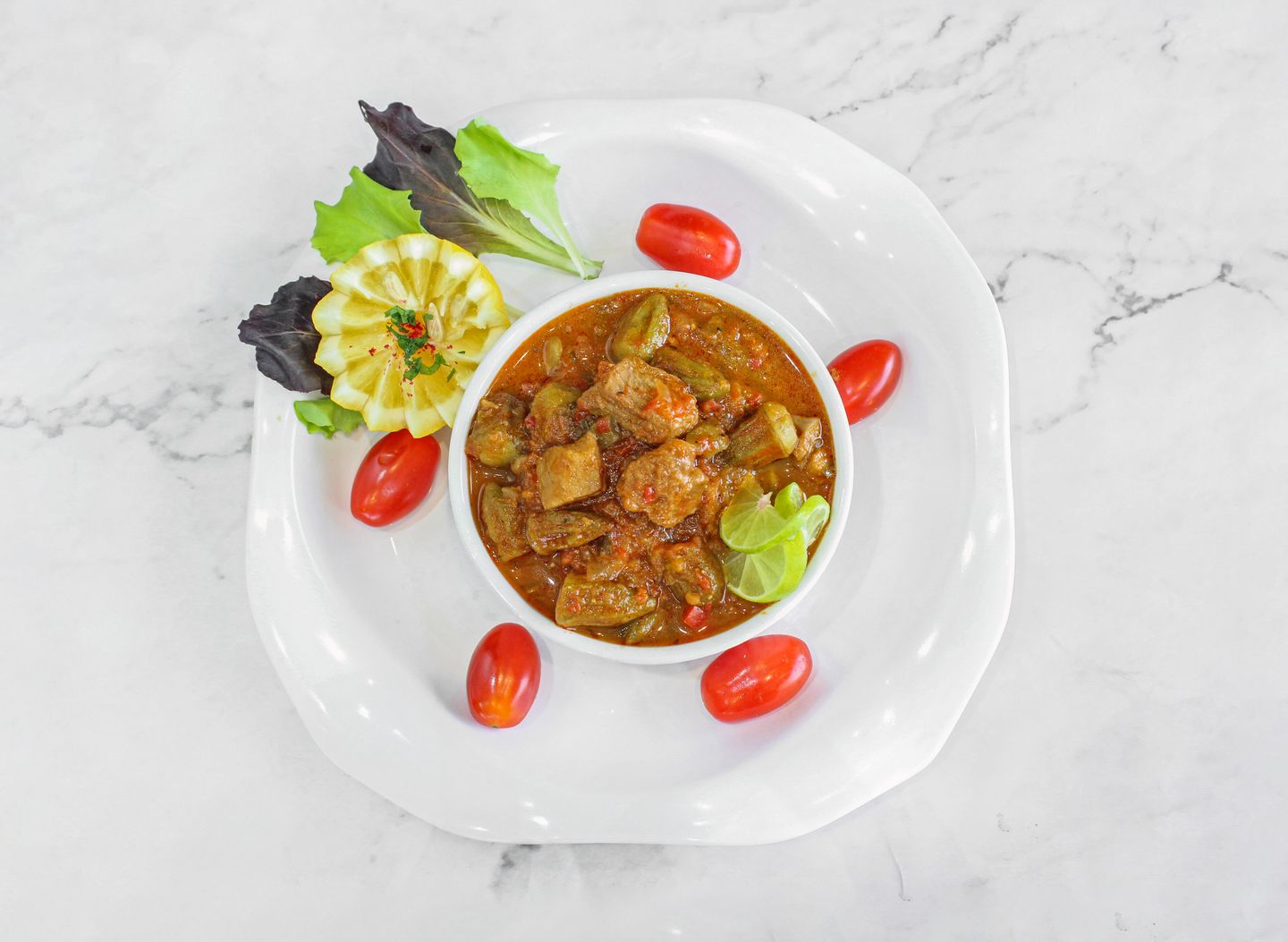 Okra With Meat