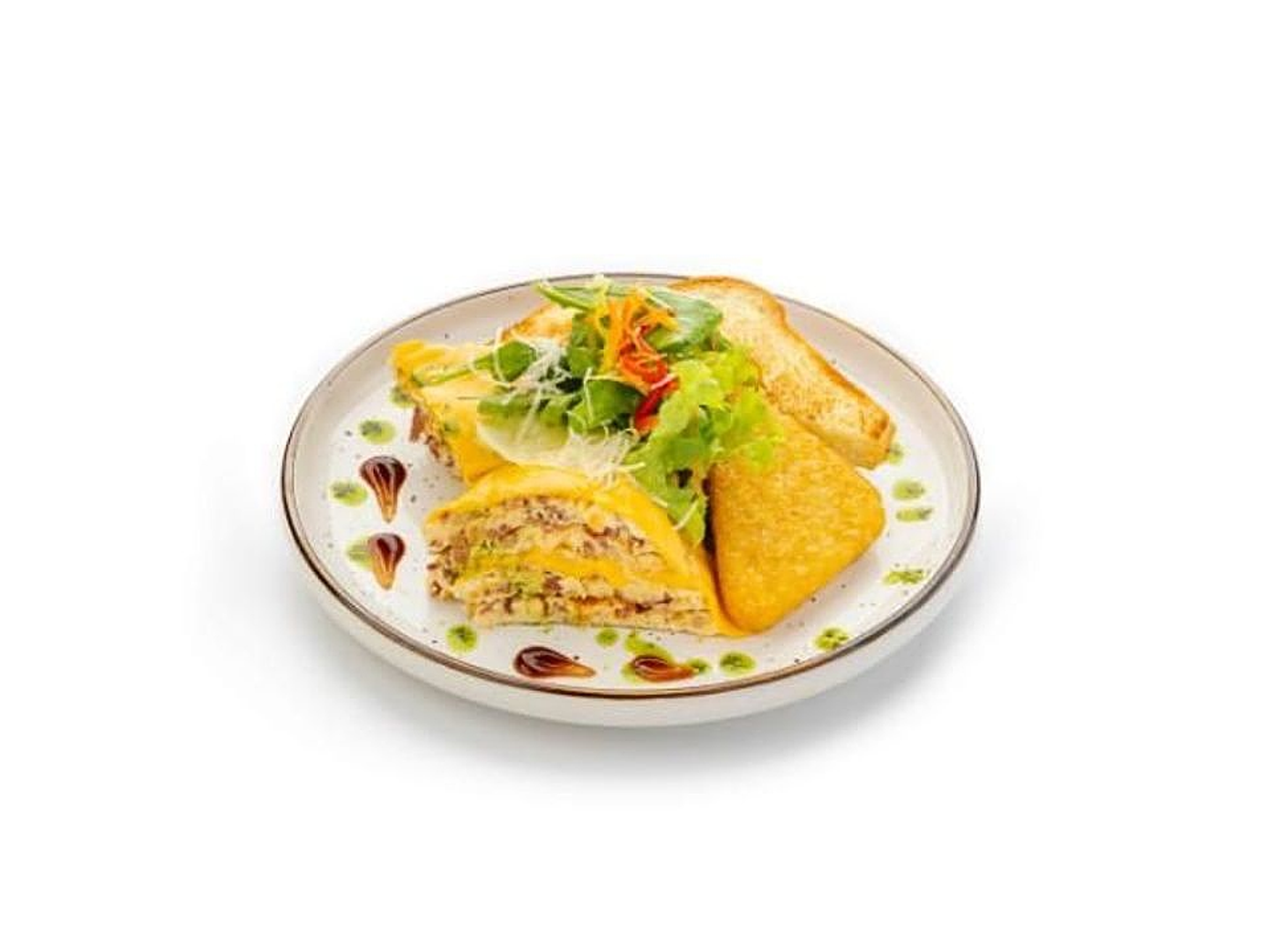 Beef Bacon Omelette