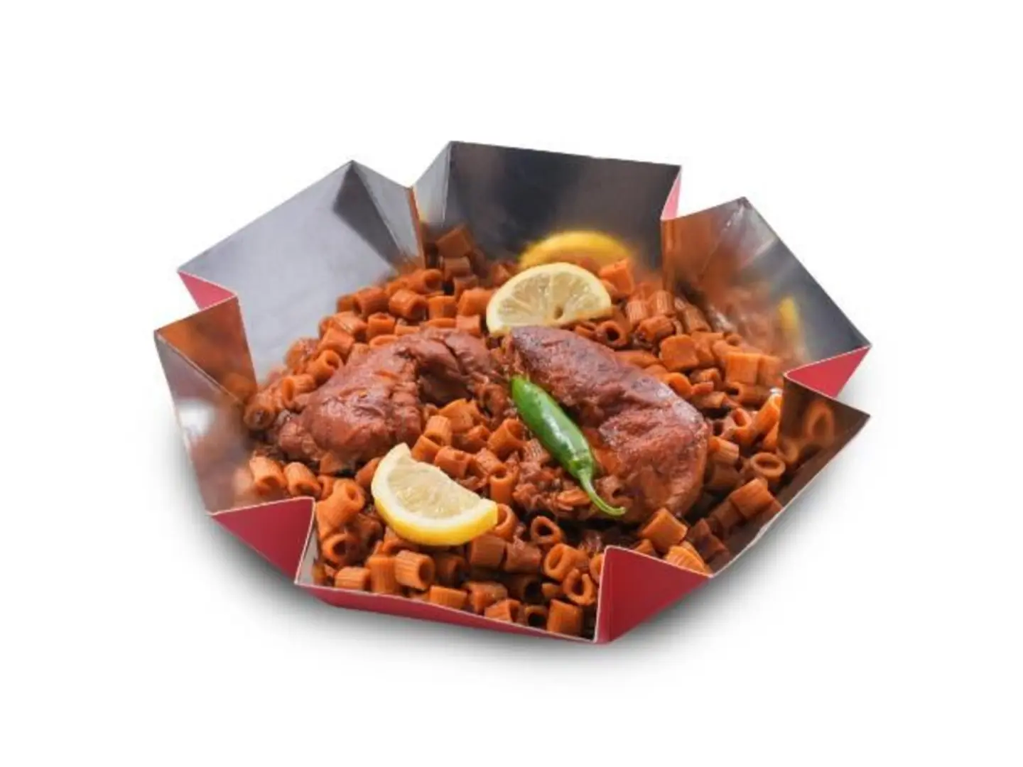 مكرونة الطيبين نصف حبة