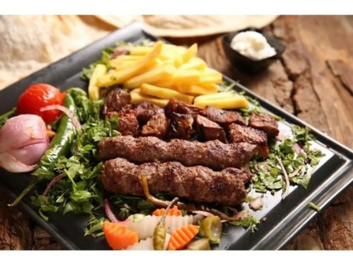 Mixed Beef Grill Plate (3 Skewers)