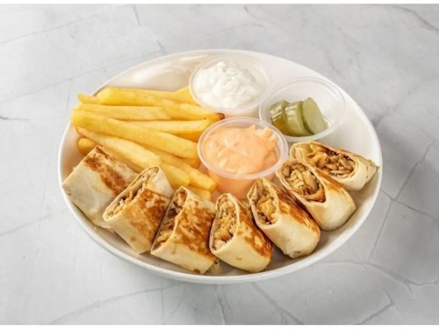 Regular Arabic Shawarma With Cheese