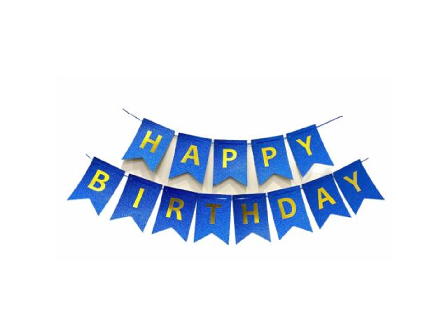 Blue Birthday Banner
