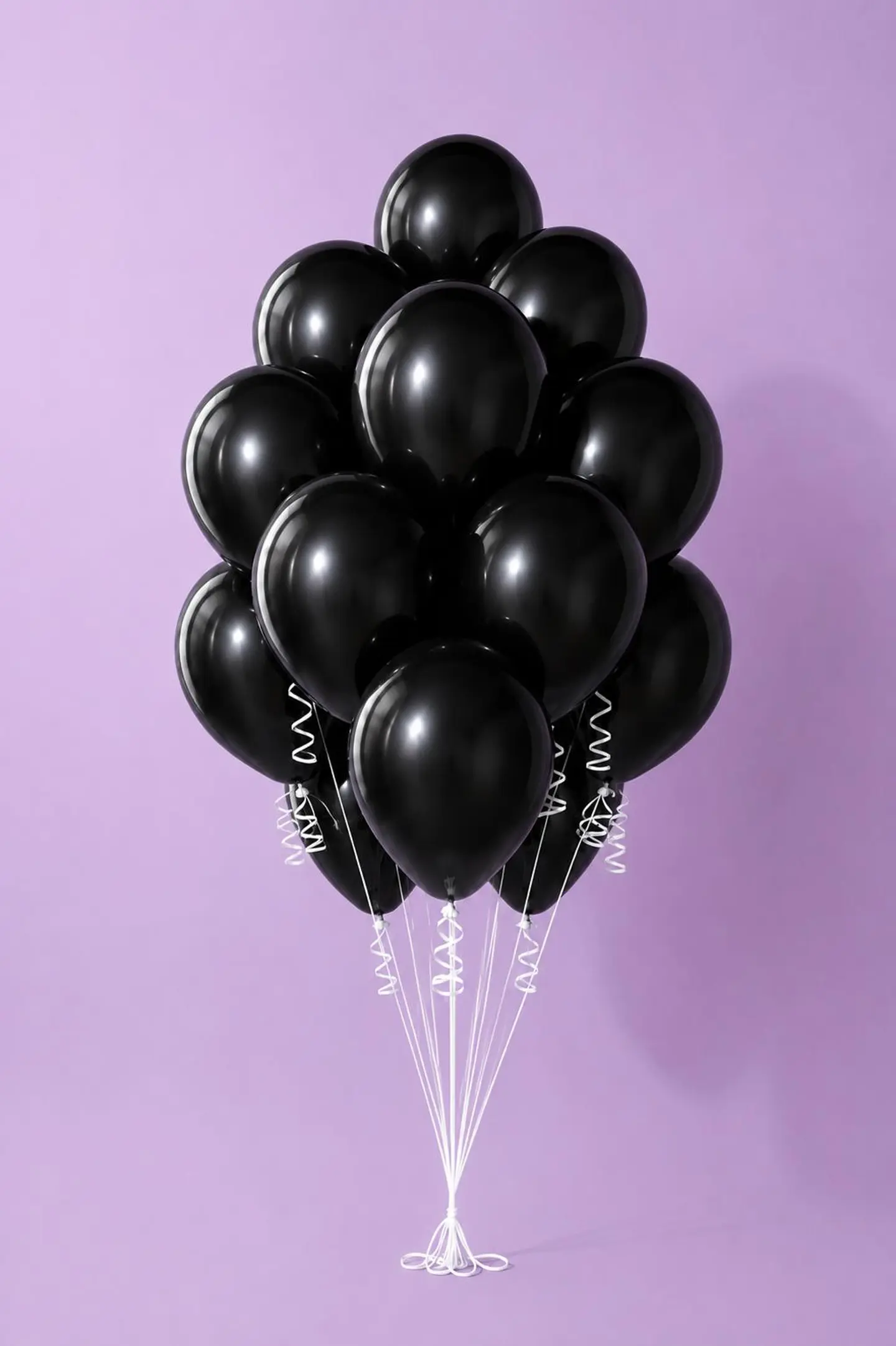 Black Helium Balloon Bouquet