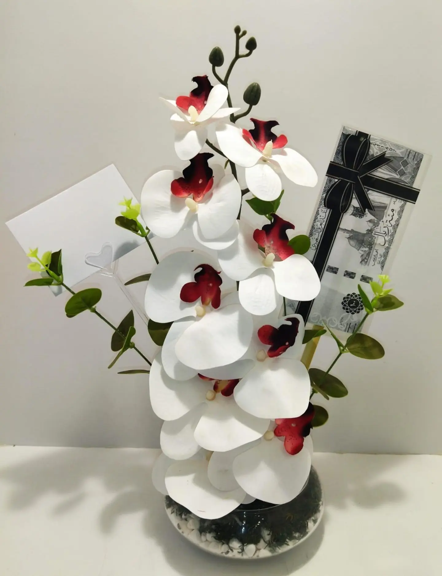 White Orchid Vase 3