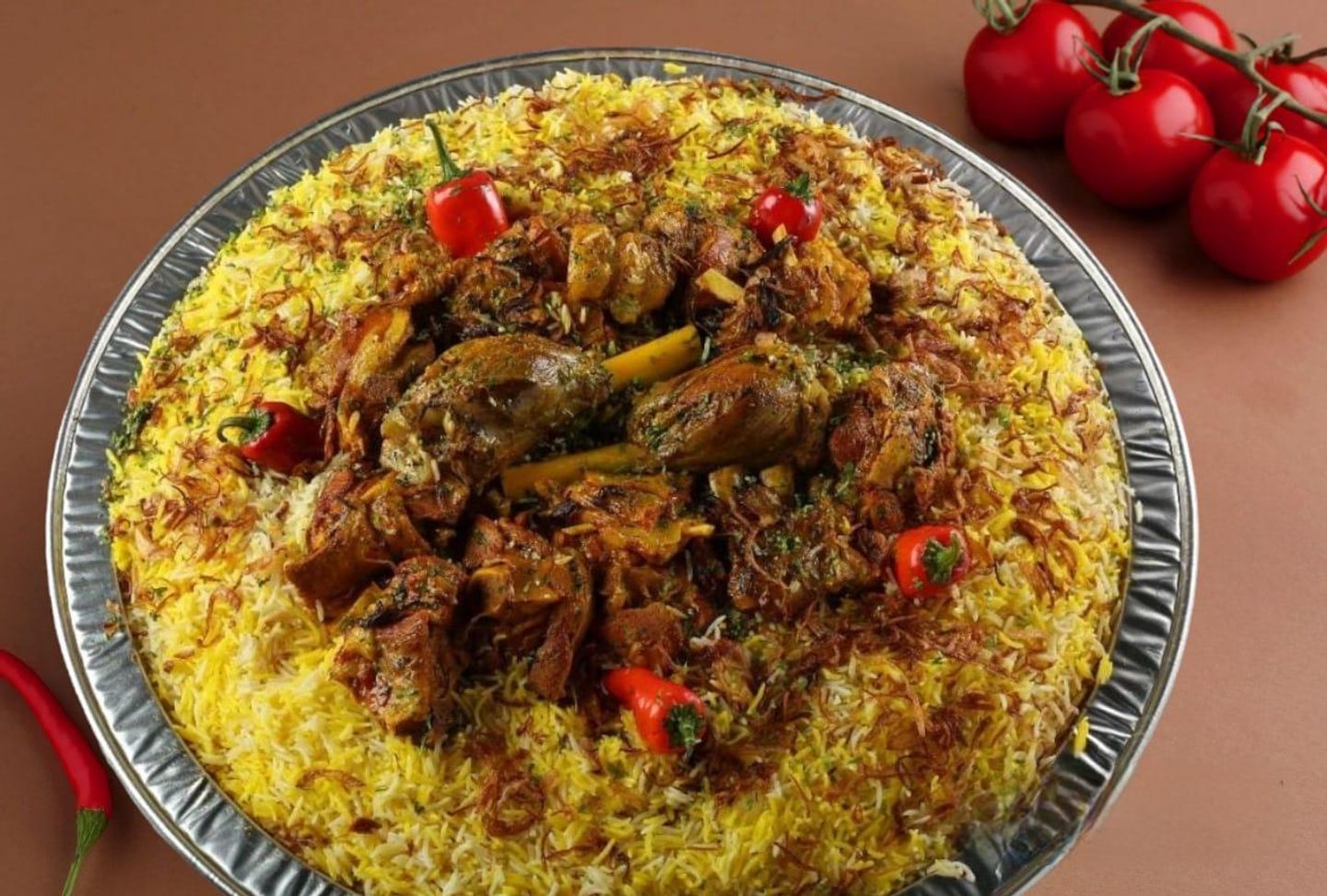 وليمة مندي لحم