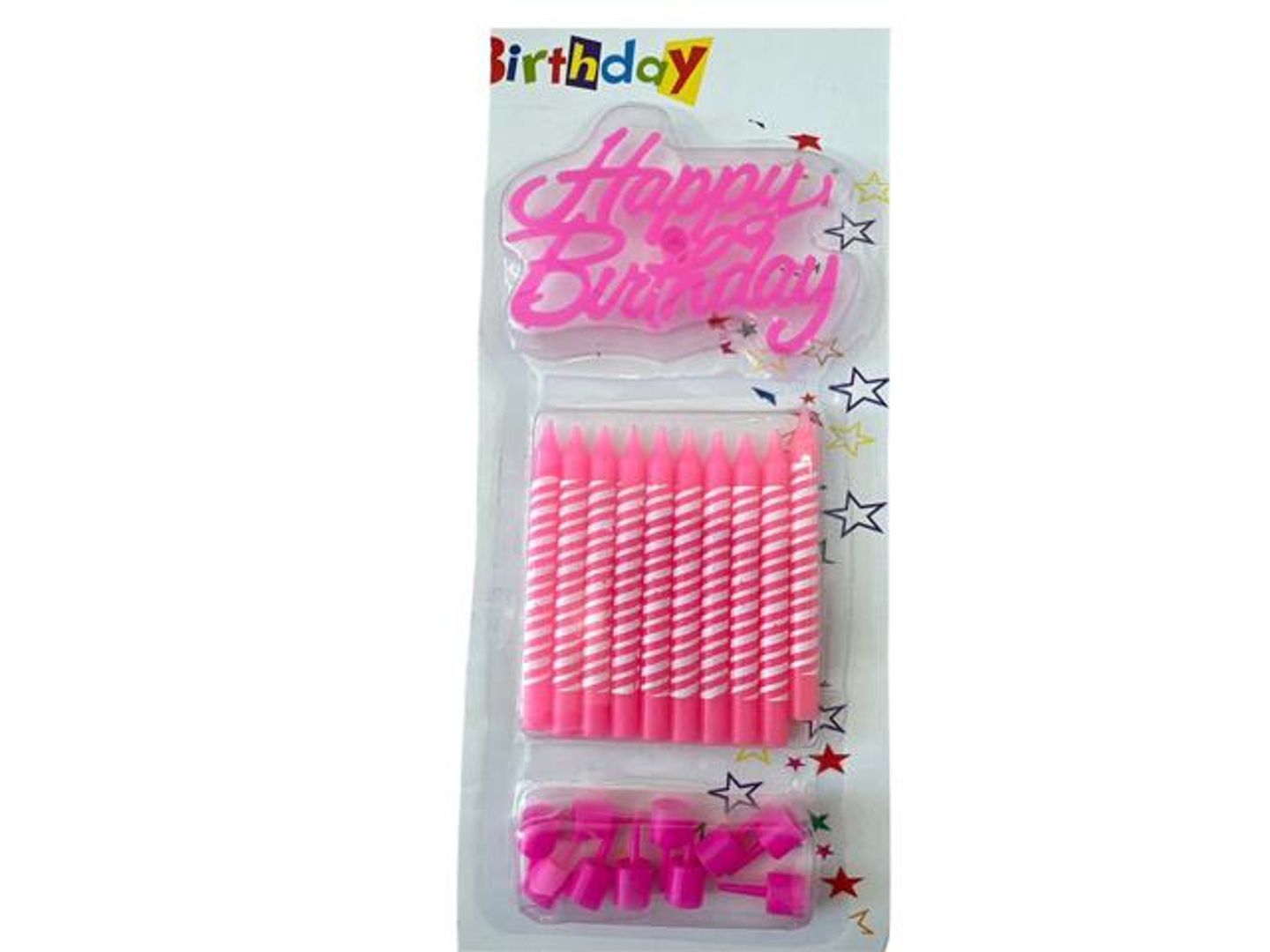 Pink Candles For Parties