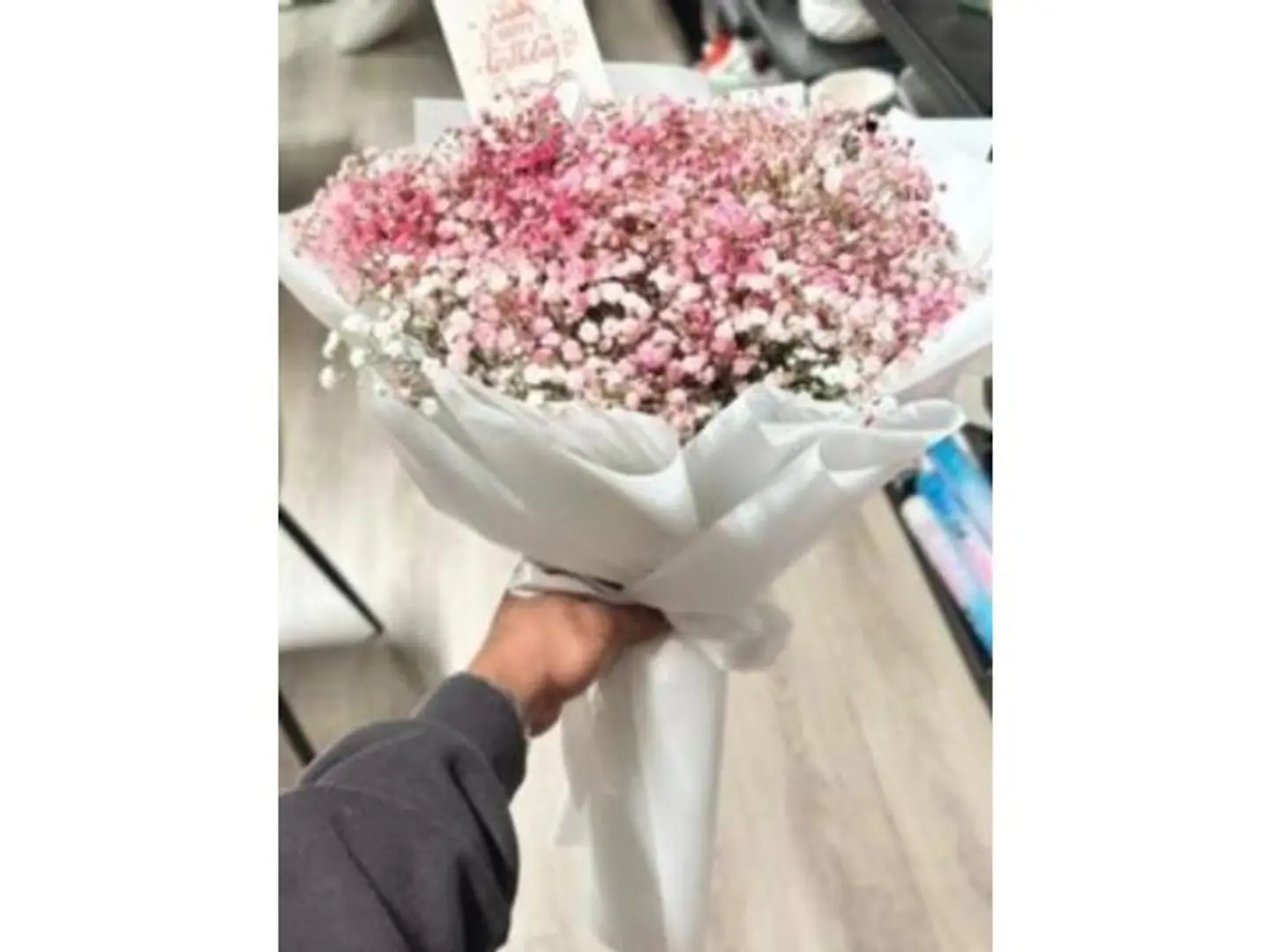 باقة سحابة بينك