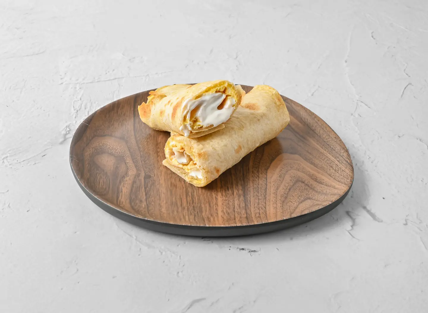 Chapati With Eggs And Cream Cheese
