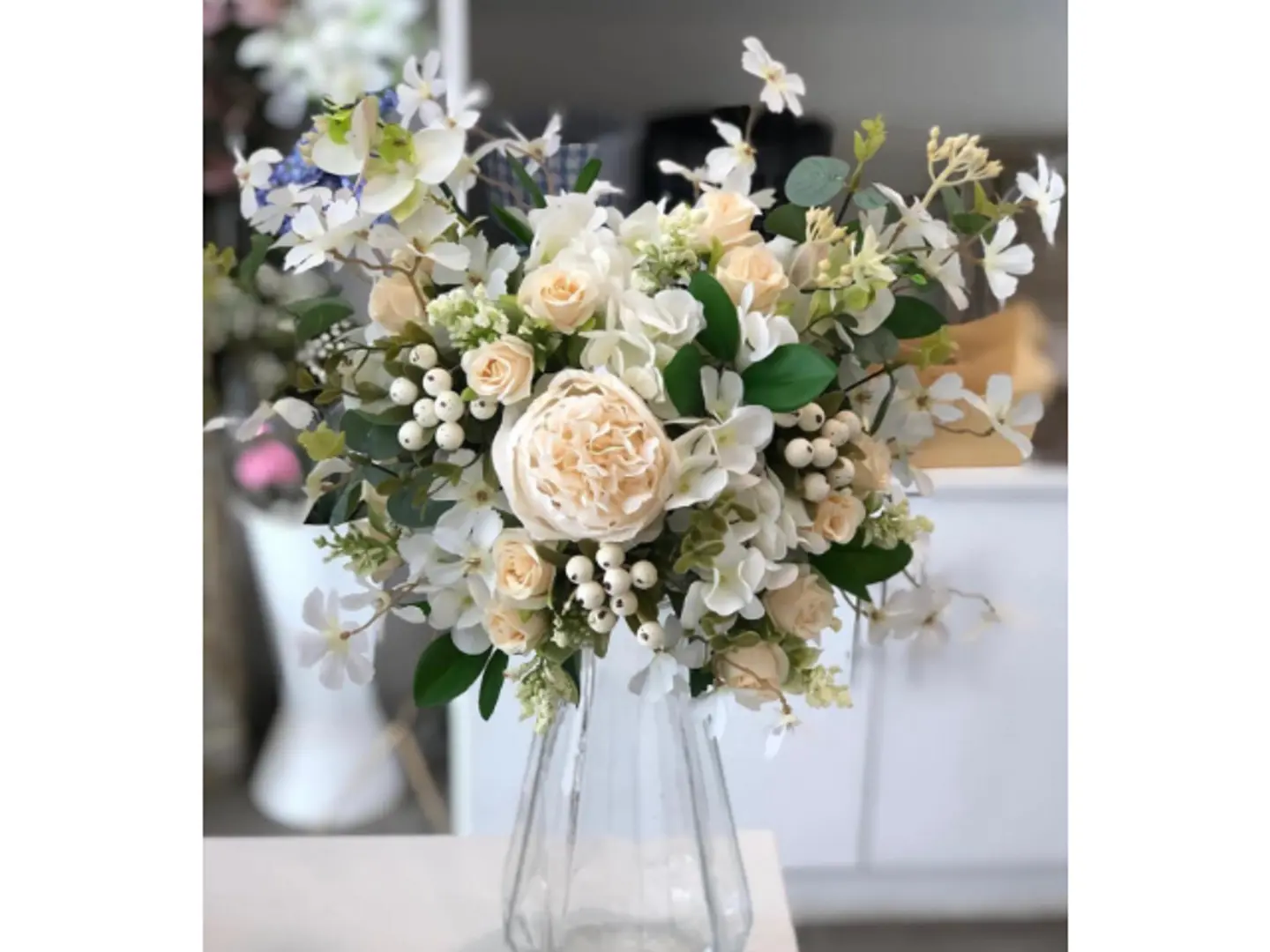 غصنة 3 - ورد صناعي