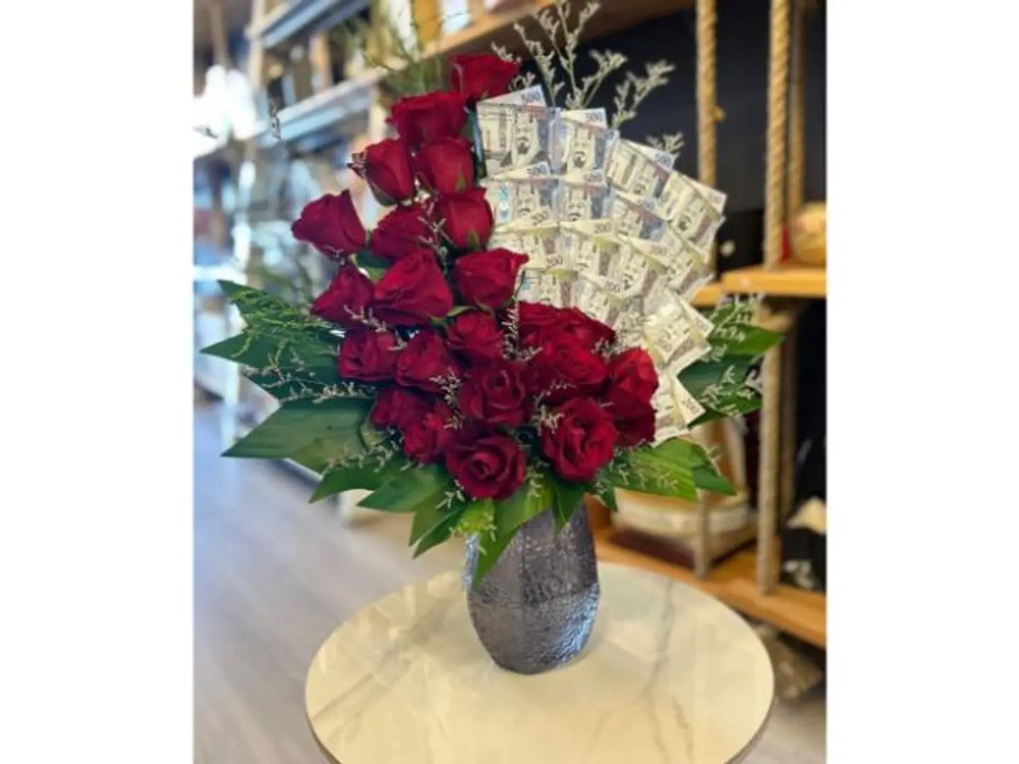 Red Rose Vase