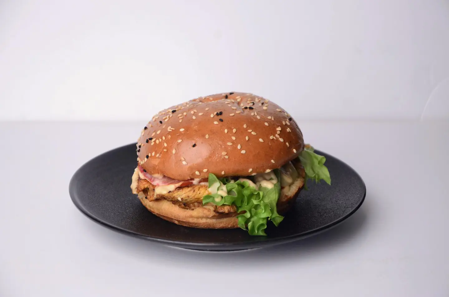 سقنتشر برجر لحم