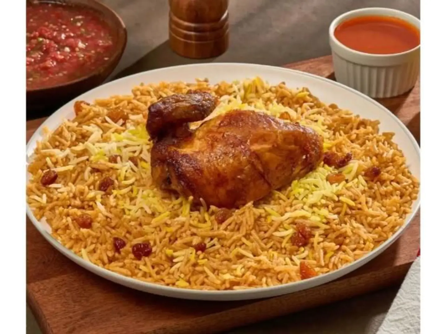 Quarter Shawaya Chicken With Biryani Rice
