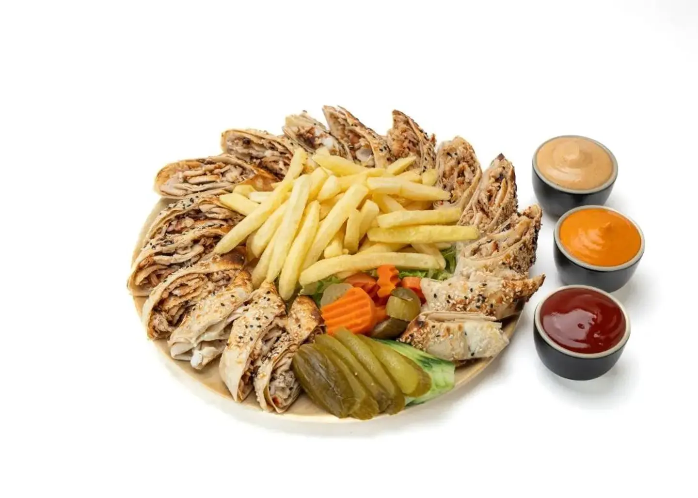 Double Shawarma Plate