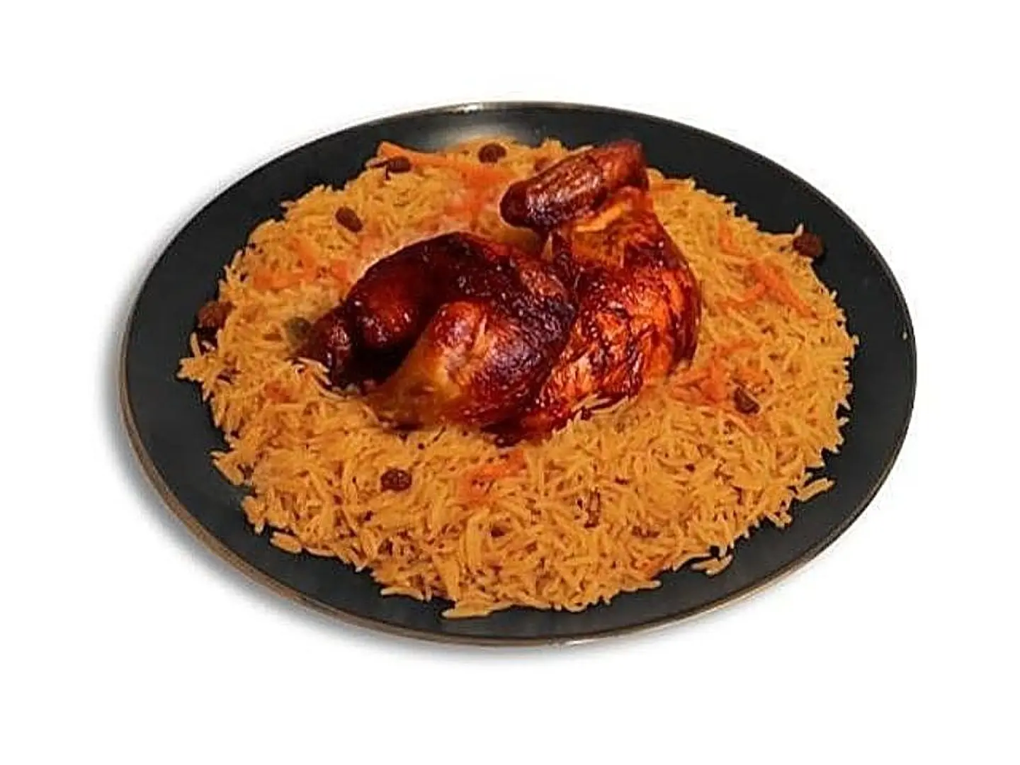 Quarter Grilled Chicken With Bukhari Rice