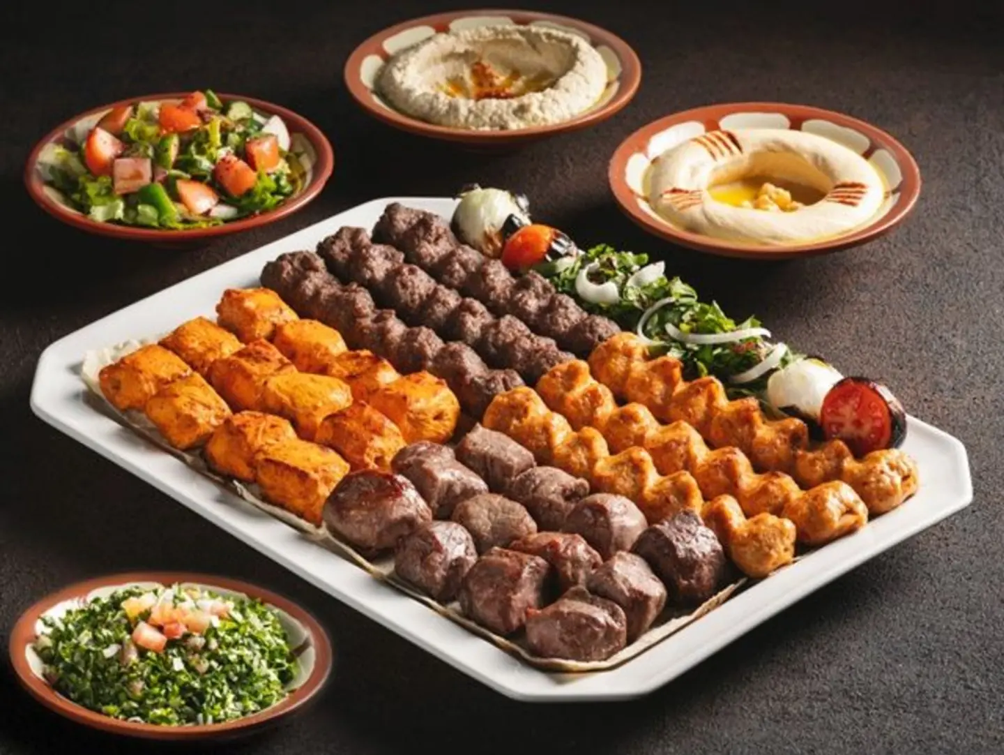 Kabab House Mixed Grill Platter (Serves 4)
