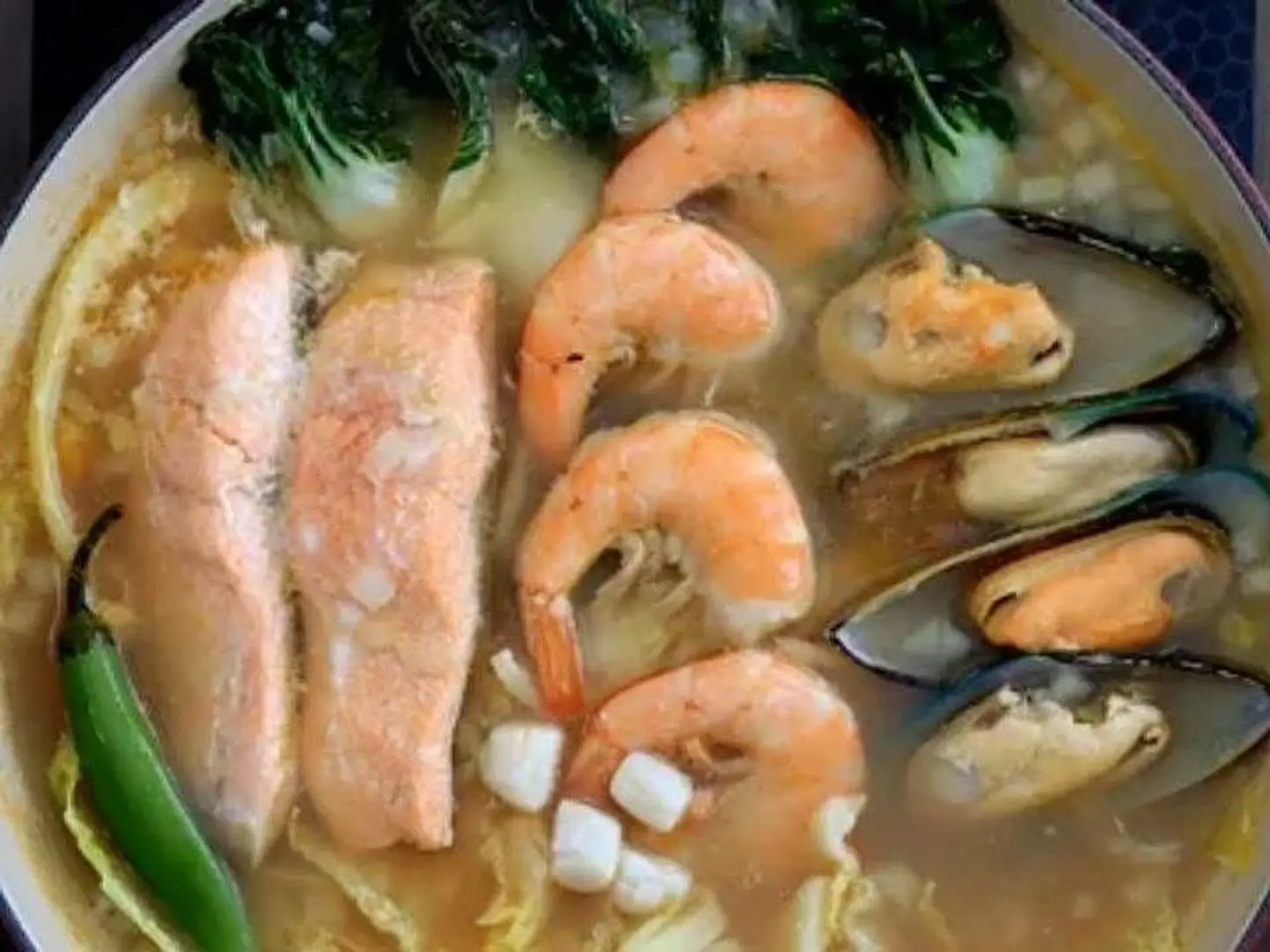 سينيجانج مزيج المأكولات البحرية