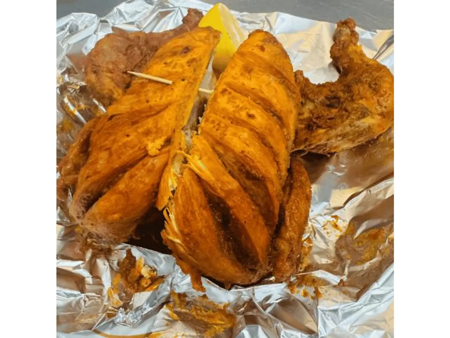 Lahori Steam Chicken Chargha Half