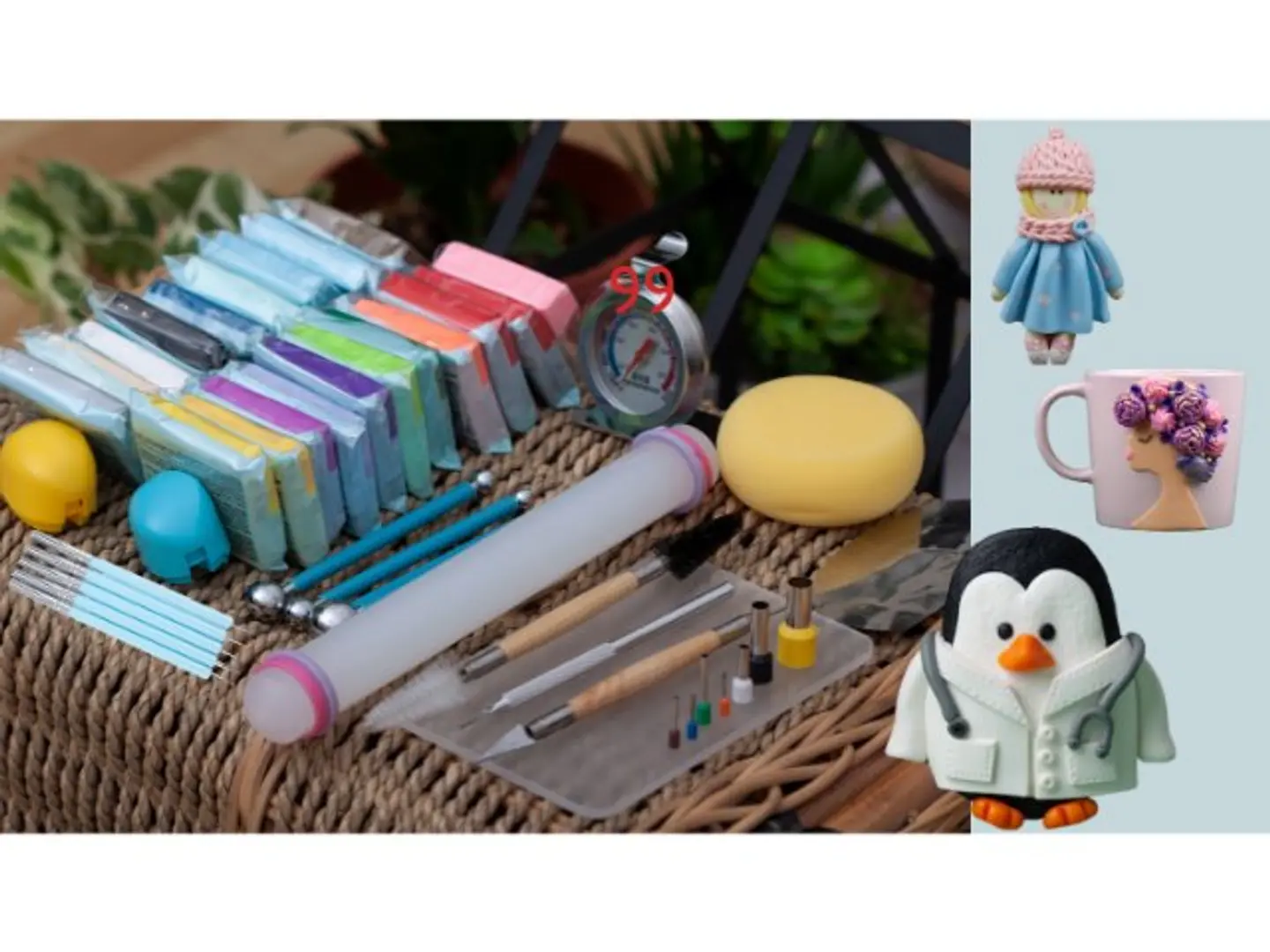 صندوق الصلصال الحراري