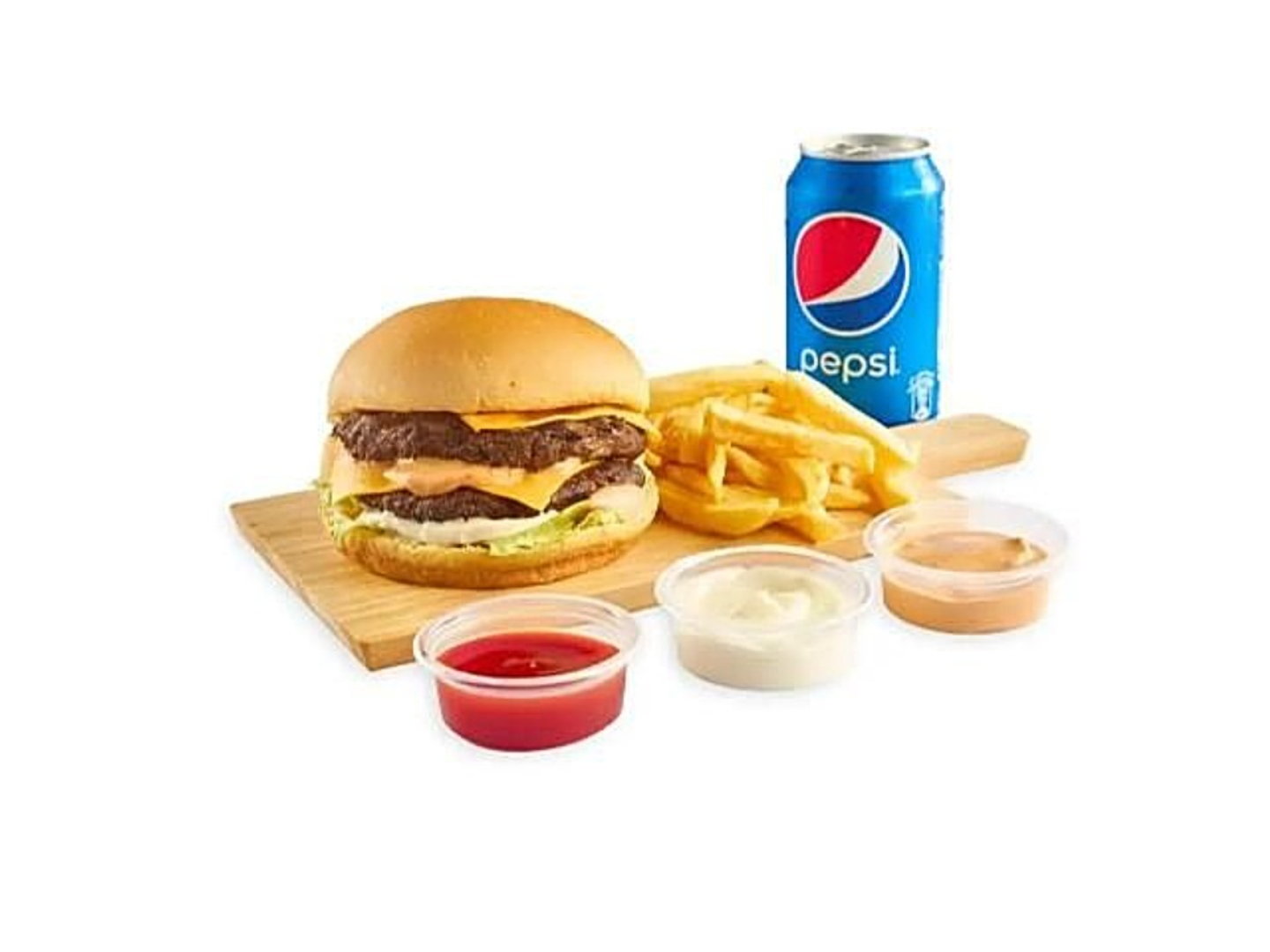 وجبة برجر دبل كومبو