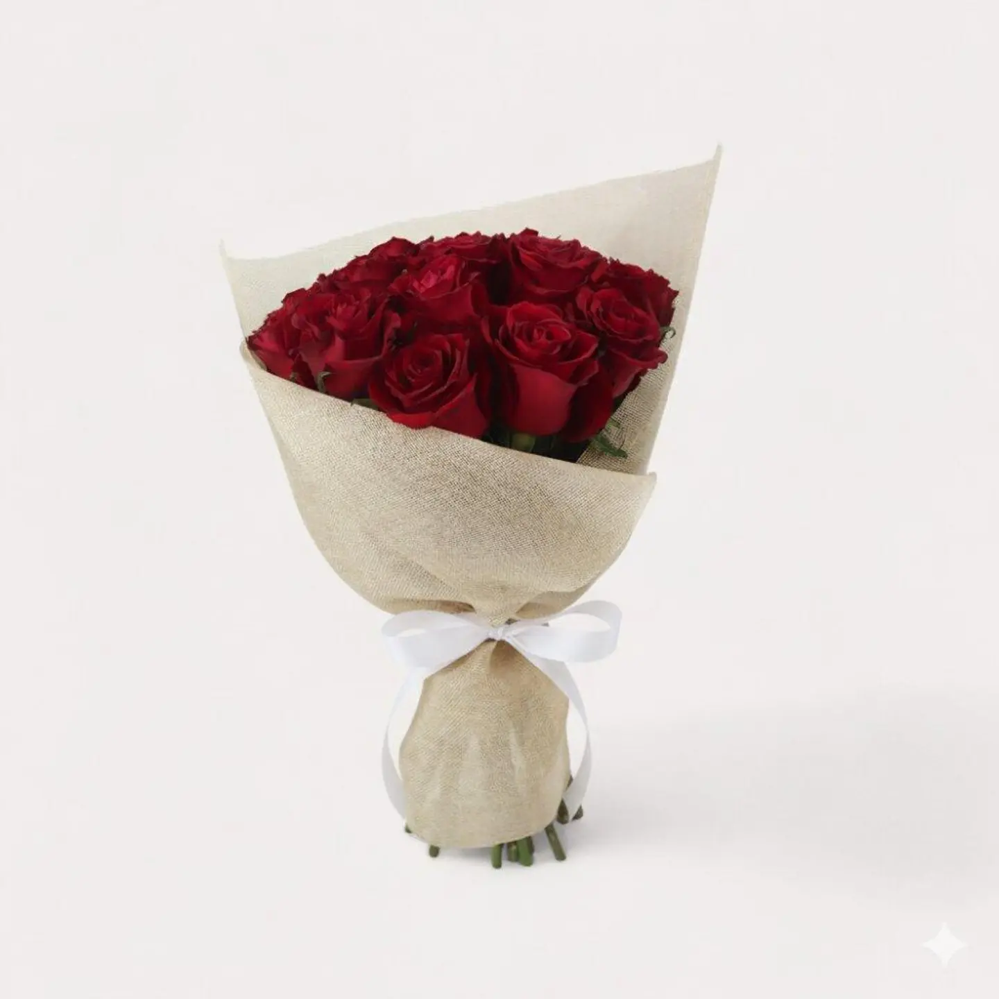 Our Love Bouquet With Burlap Wrapping