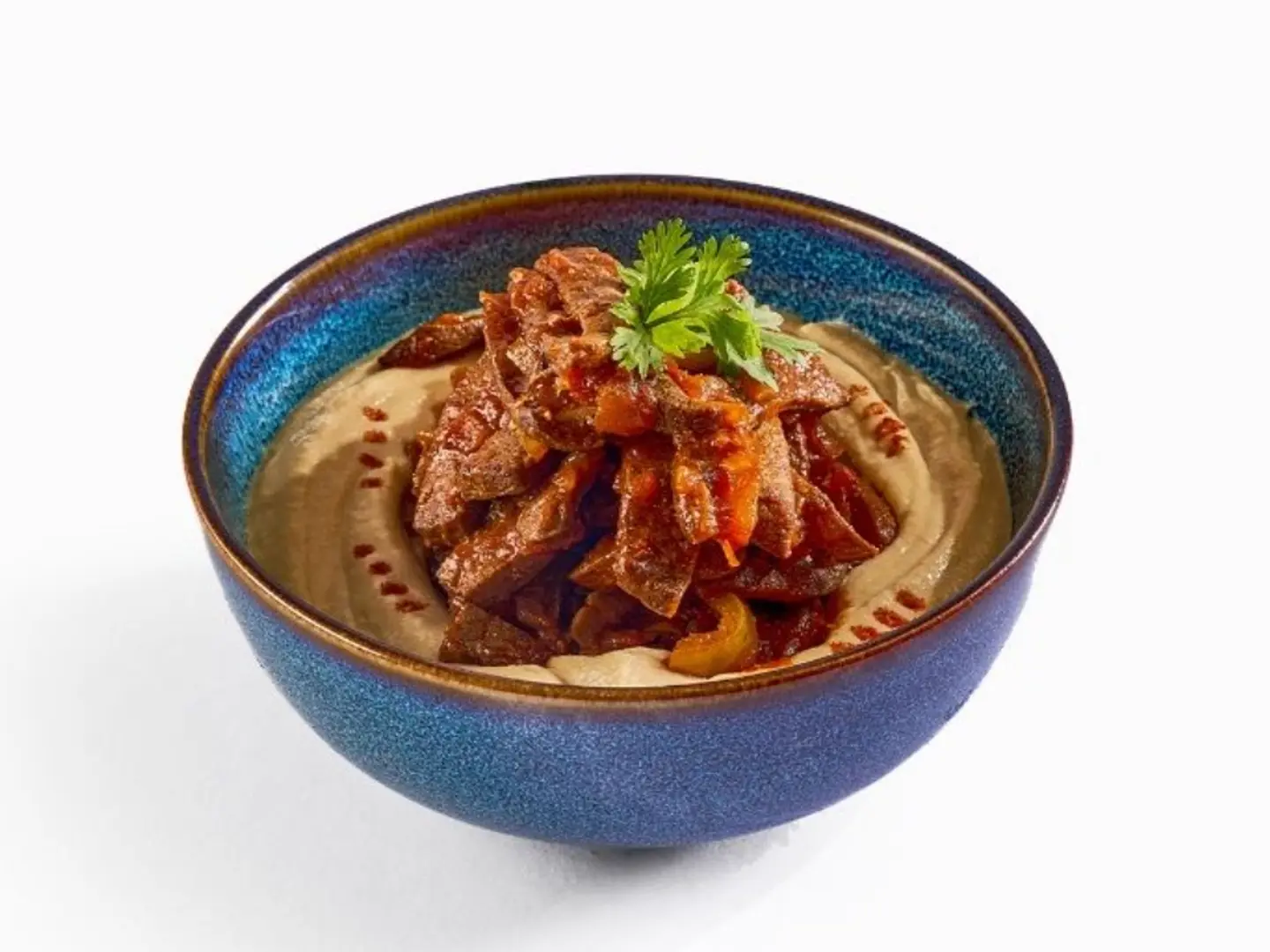 كبدة مع حمص