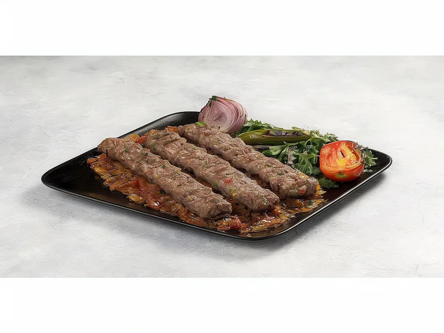 Lamb Kebab Serving